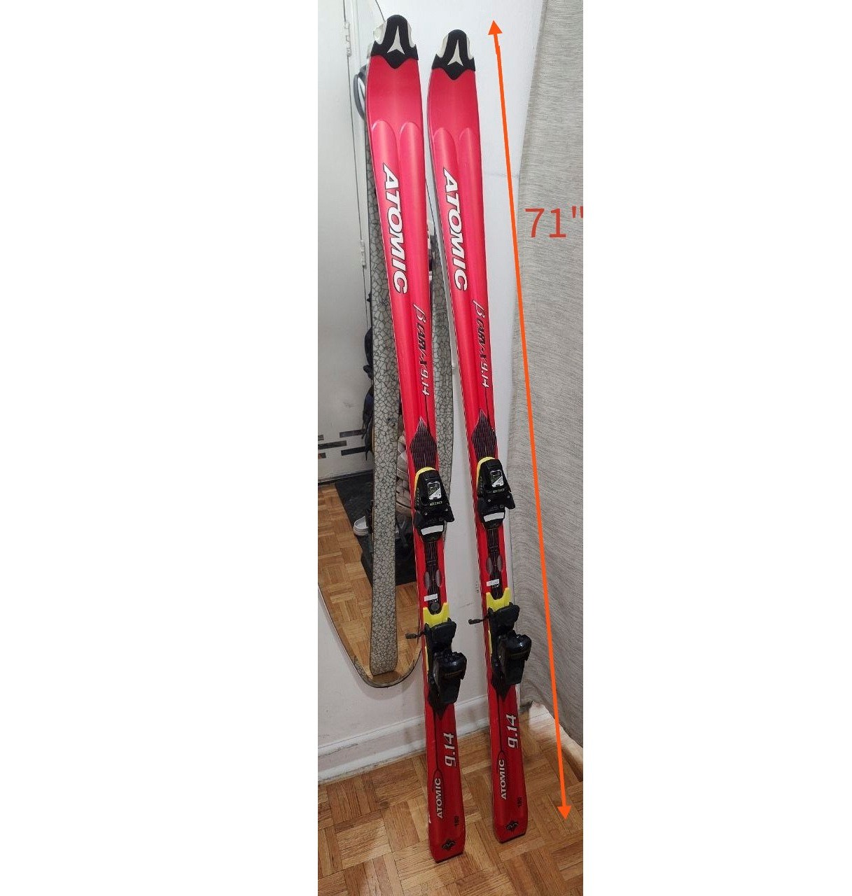 Atomic Beta Carv 9.14 Downhill Skis with Bindings - 180cm 71"