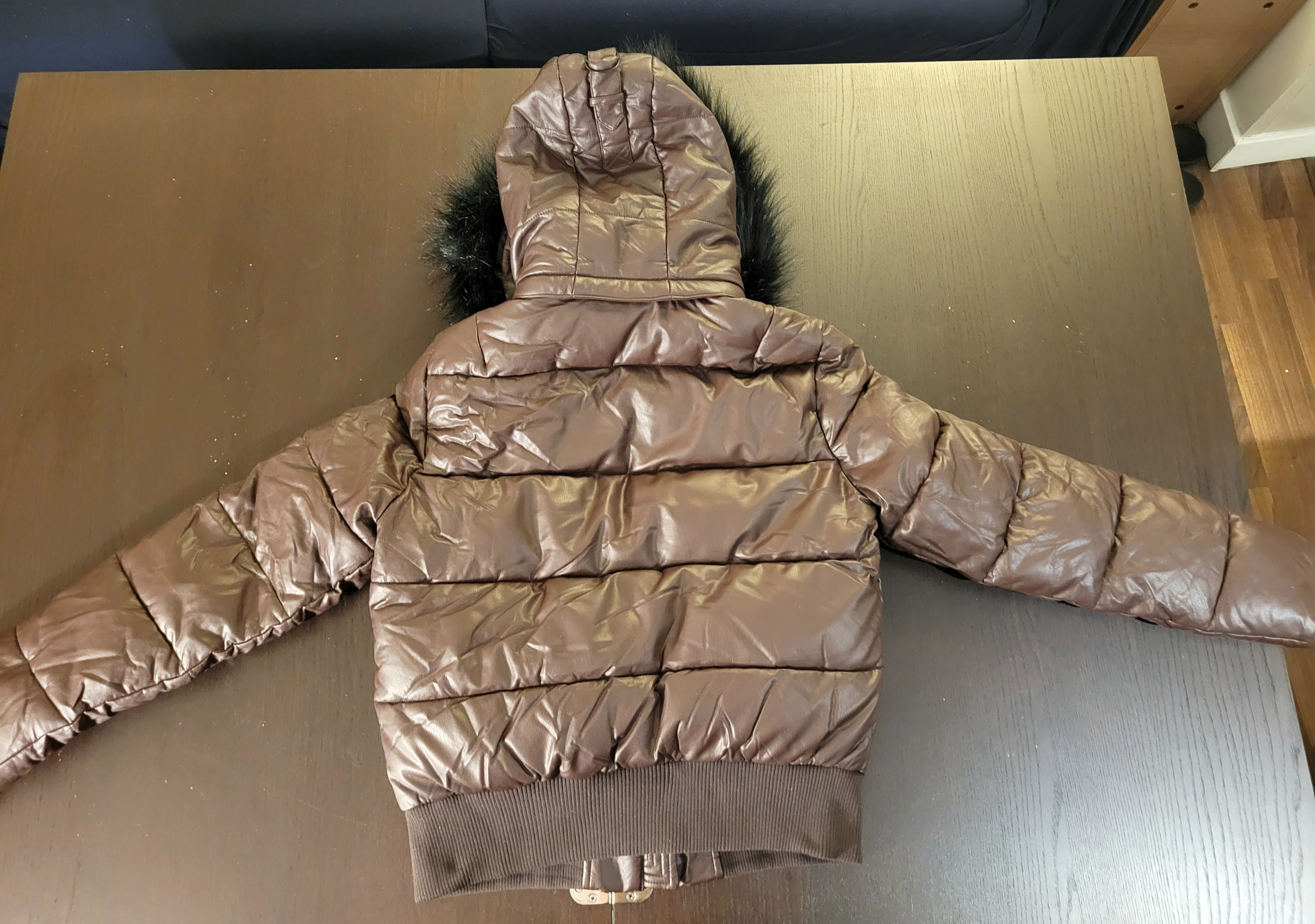 NOIZE brown quilted puffer bomber jacket (NEW, NEVER USED) - photo 3