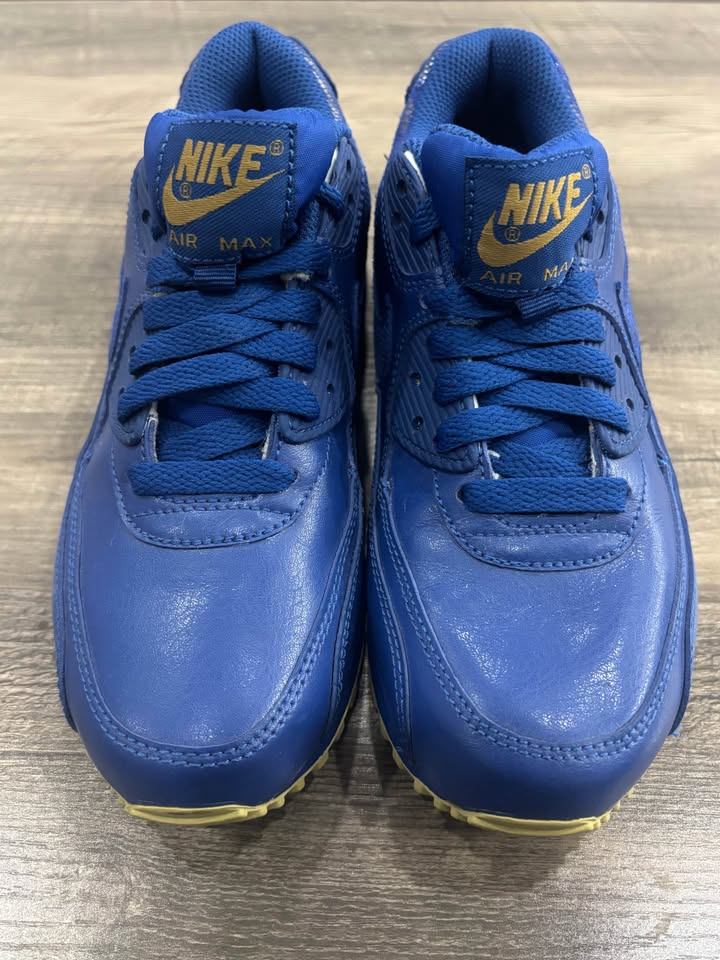 Womens Nike Air Max 90 (Royal Blue/Gold/Python) - US 5.5 - photo 2