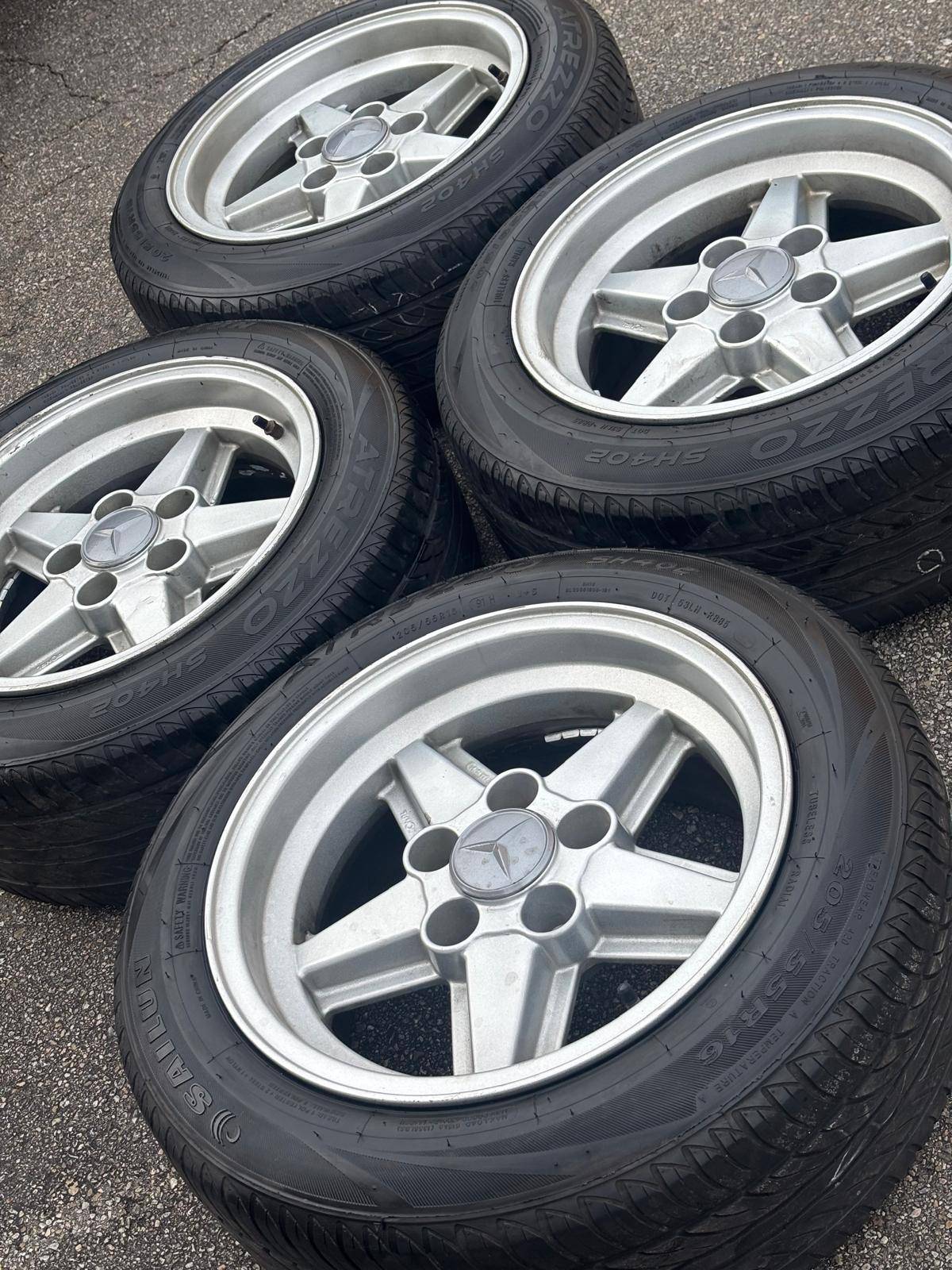 OEM 16”Mercedes PENTA(5x112)+205/55/R16 Sailun tires - photo 3