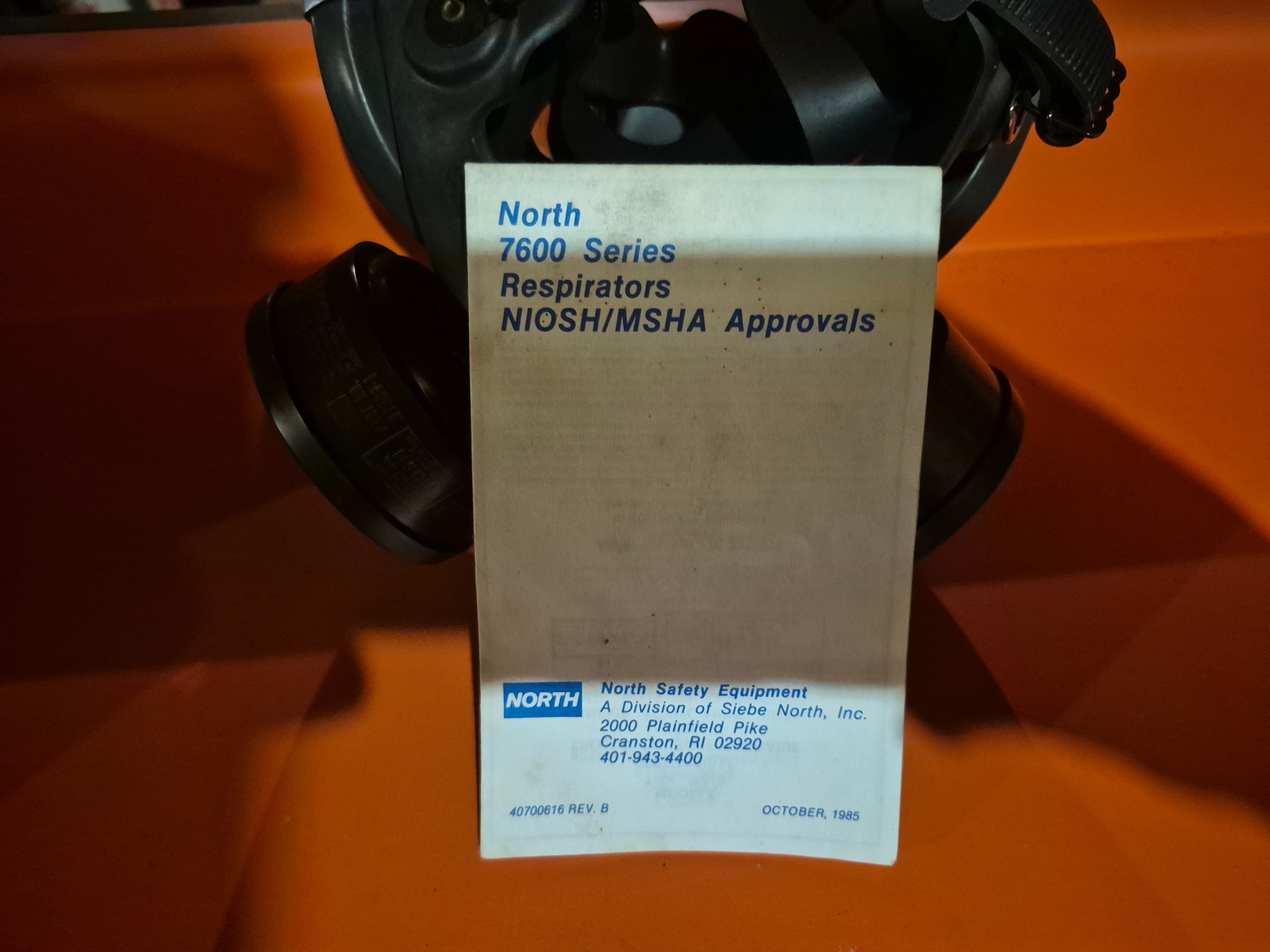 North 7600 Series Respirator