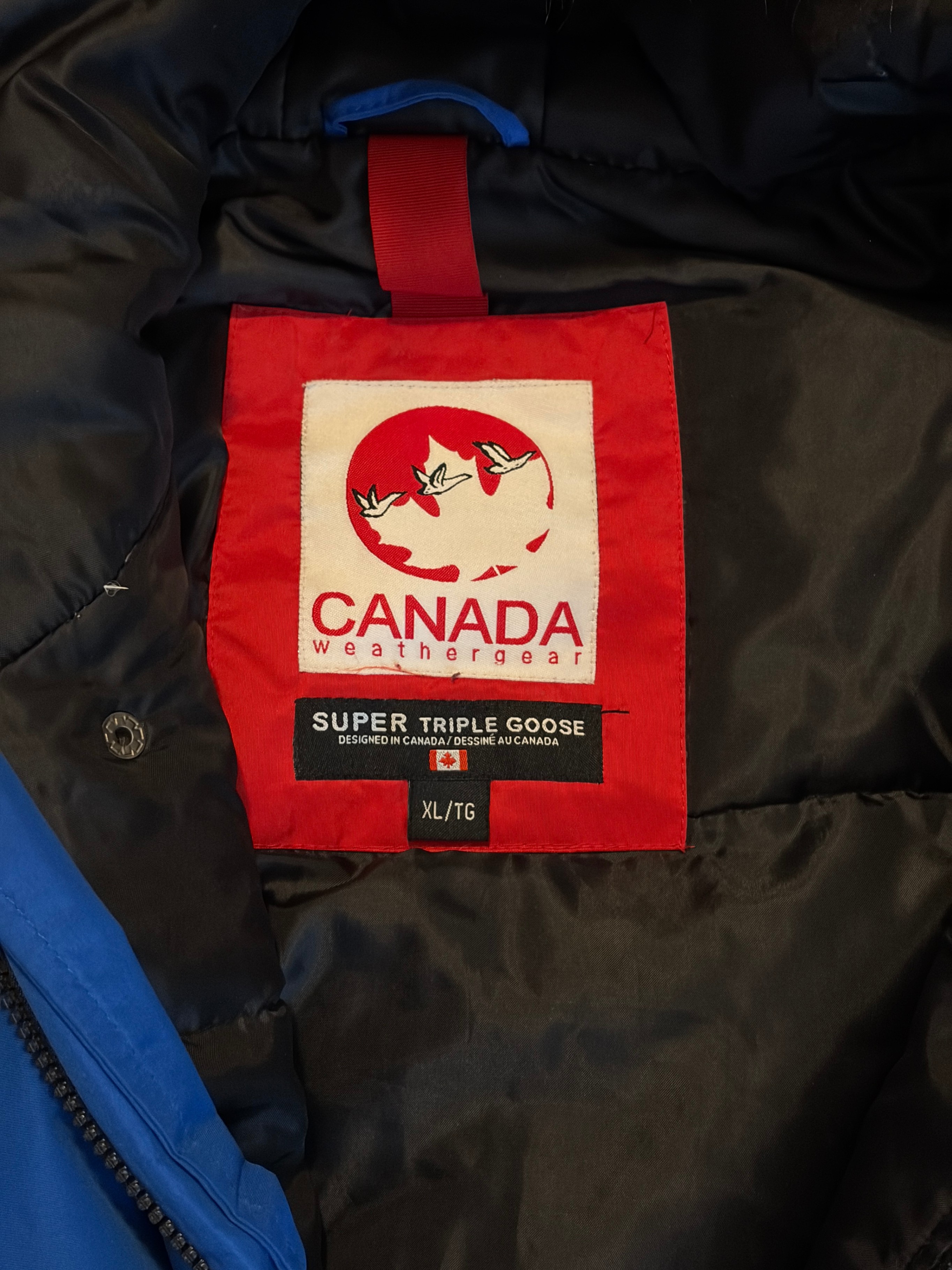 Canada Weathergear Super Triple Goose Parka Blue XL - photo 2