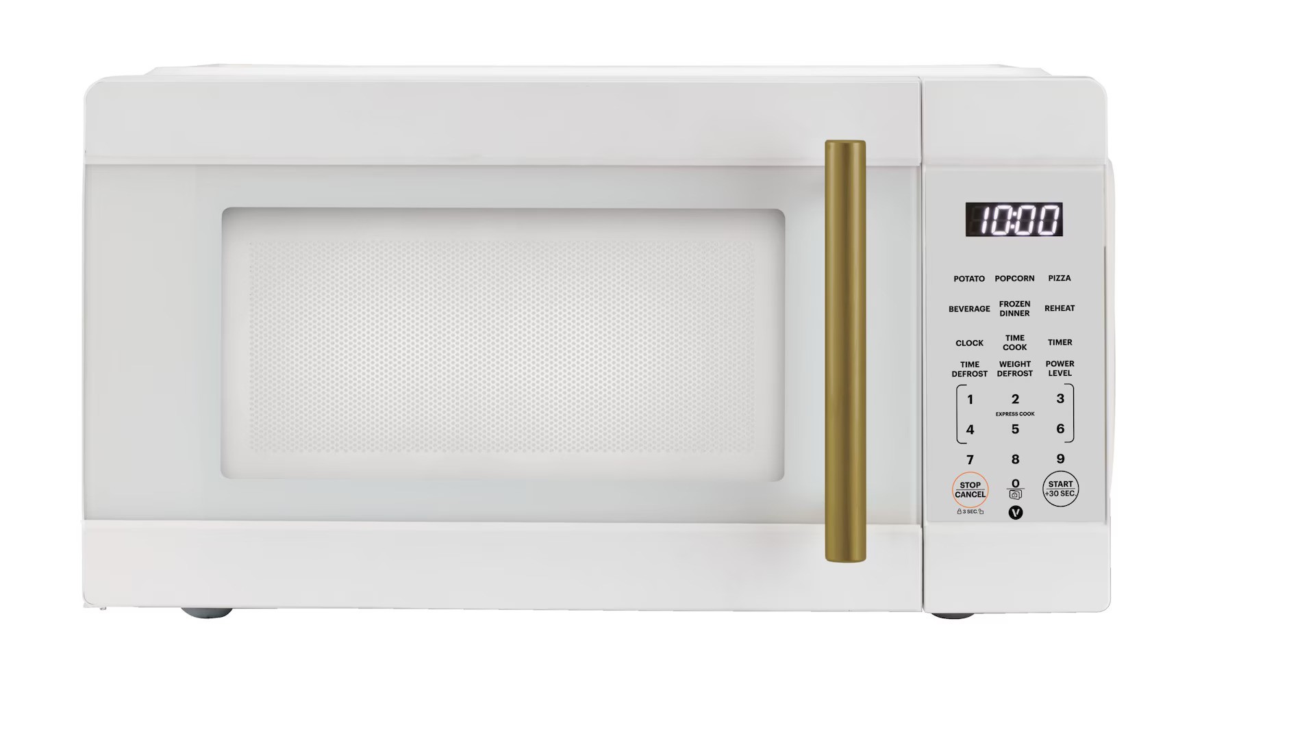 Vida Microwave, White/Gold, 1.1-cu-ft - photo 2