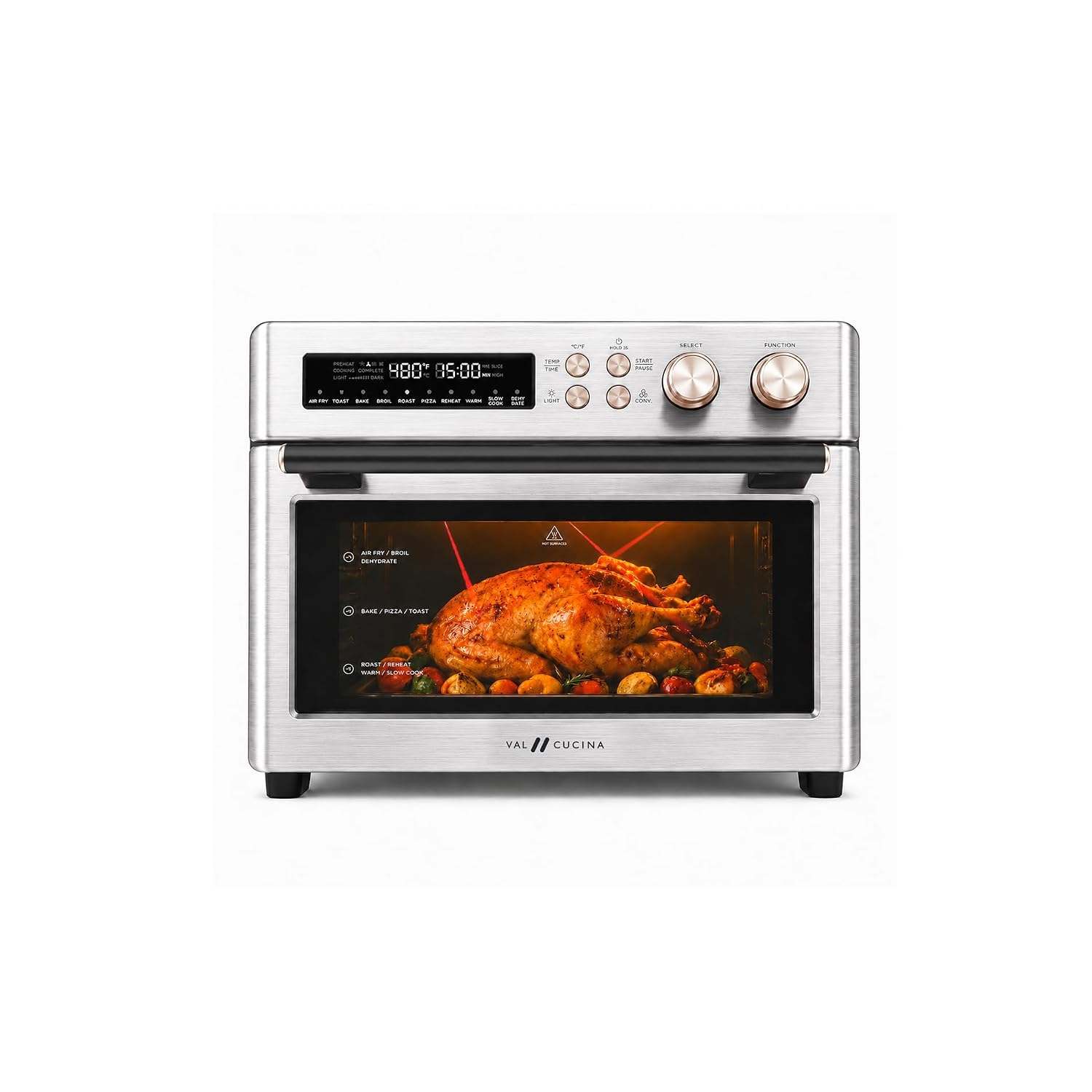 VAL CUCINA 26.3QT Air Fryer Toaster Oven 10-in-1 NEW SEALED