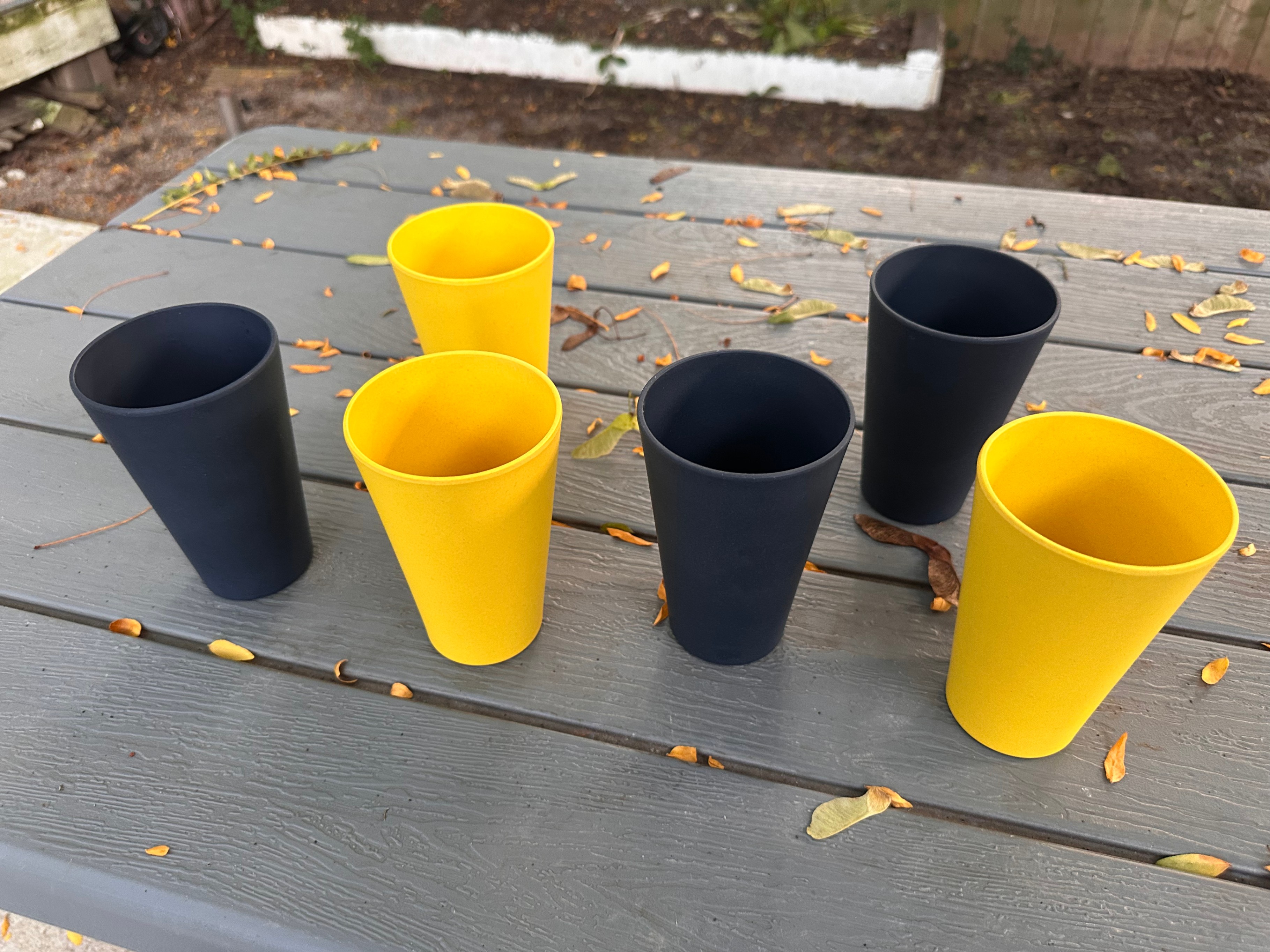 Brand new - Set of 6 Reusable Bamboo Drinking Cups - photo 3