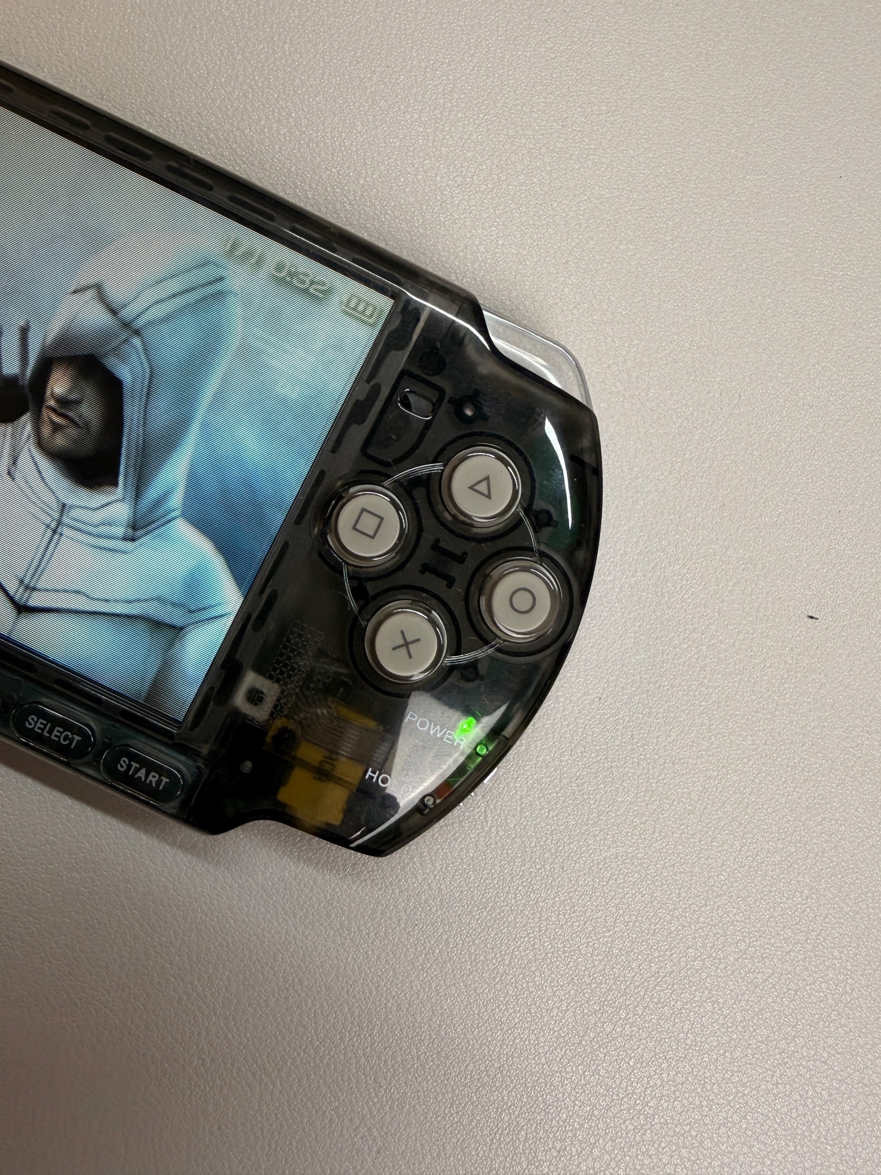 Sony PSP 3000 Handheld Game Console — Transparent Black - photo 3