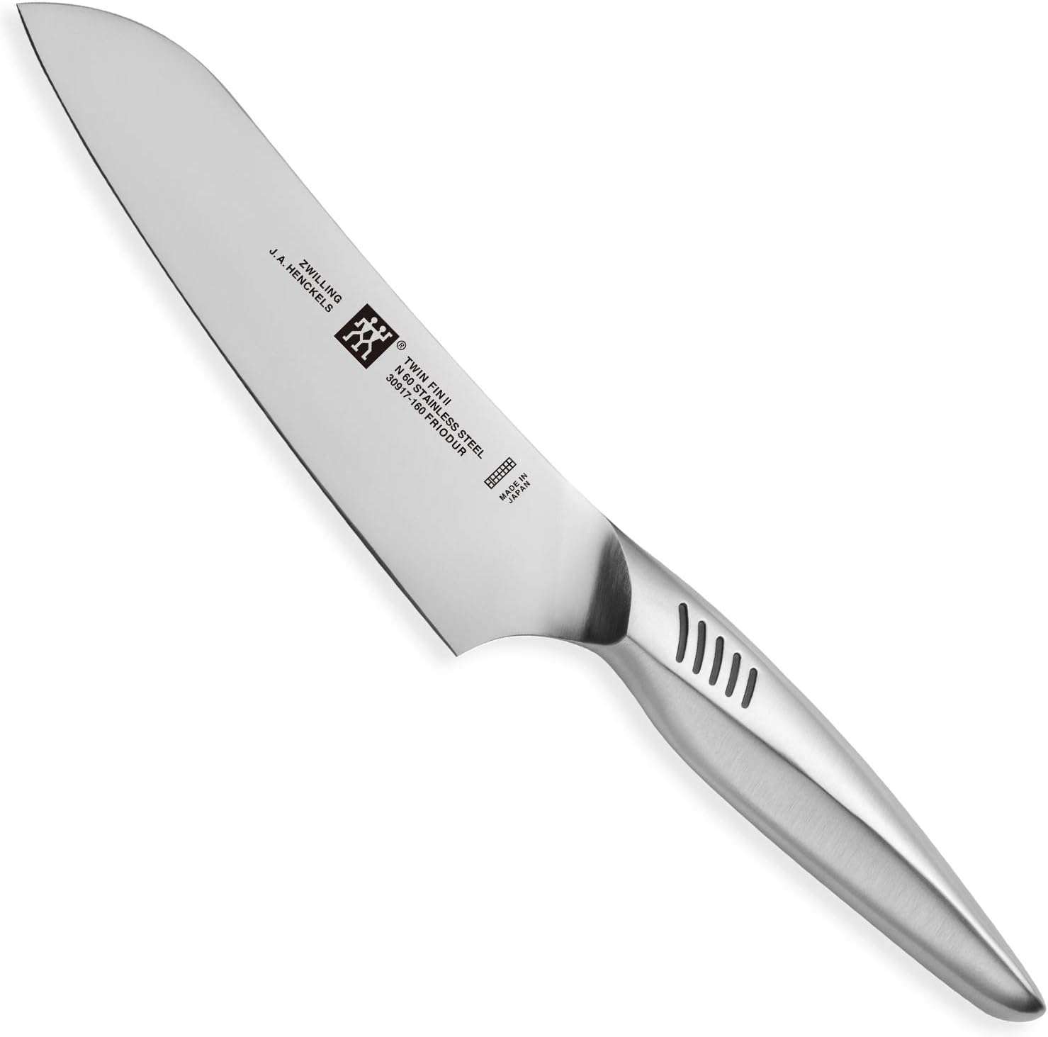 ZWILLING Twin FIN 6.5 INCH SANTOKU Knife, Silver (30917-161)