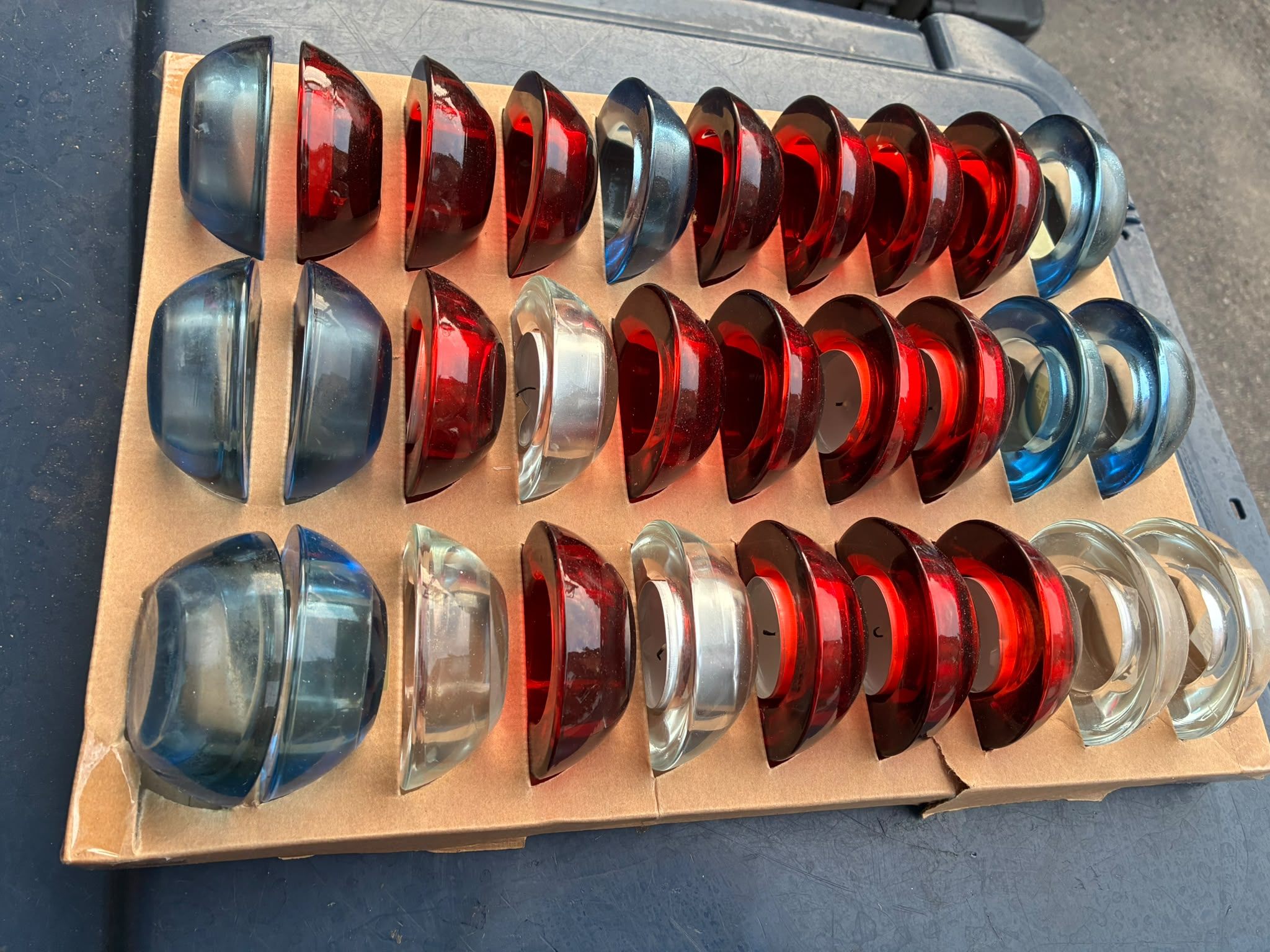 LOT of 30 IKEA Hej Heavy Glass Tealight Votive Candle Holders