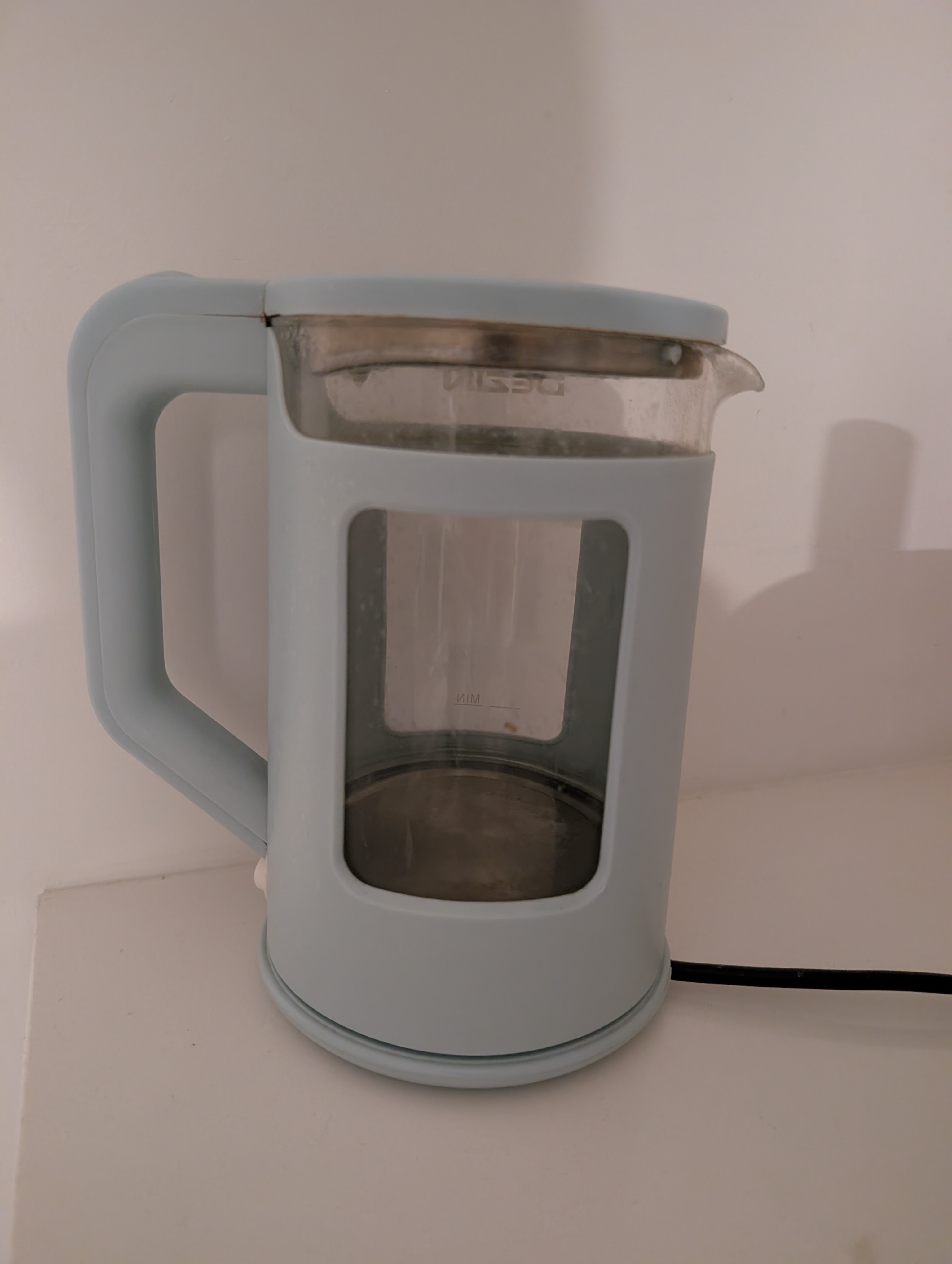Glass Electric Kettle – Pale Blue – Moving Sale