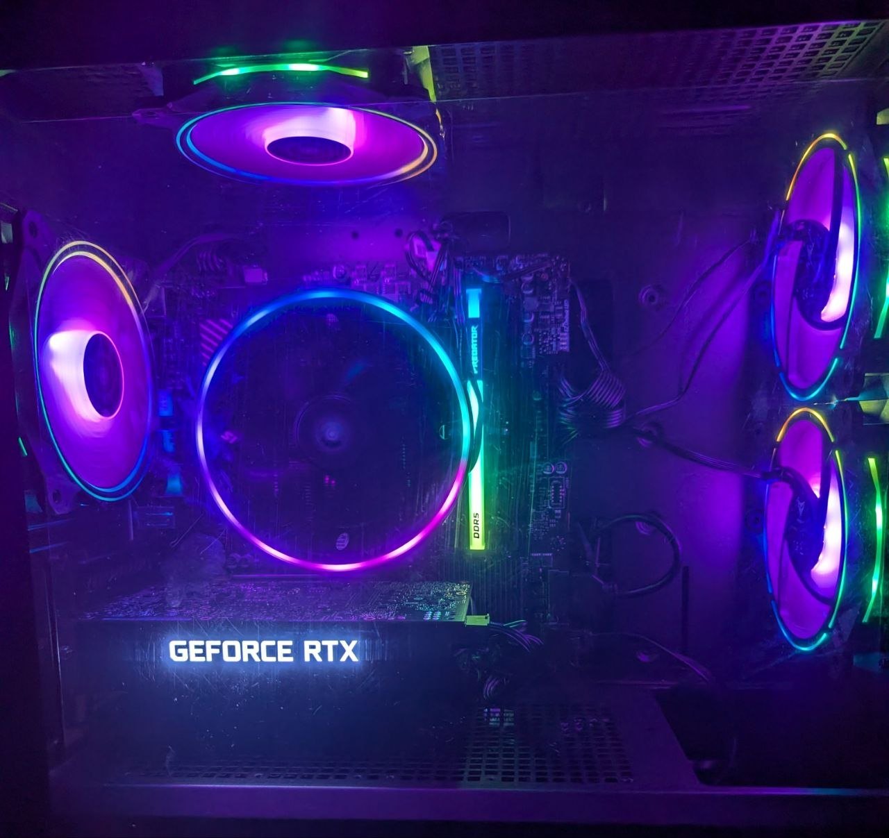 AM5 Gaming PC Setup - R7 7700 / 16GB DDR5 / 3TB  / Monitor
