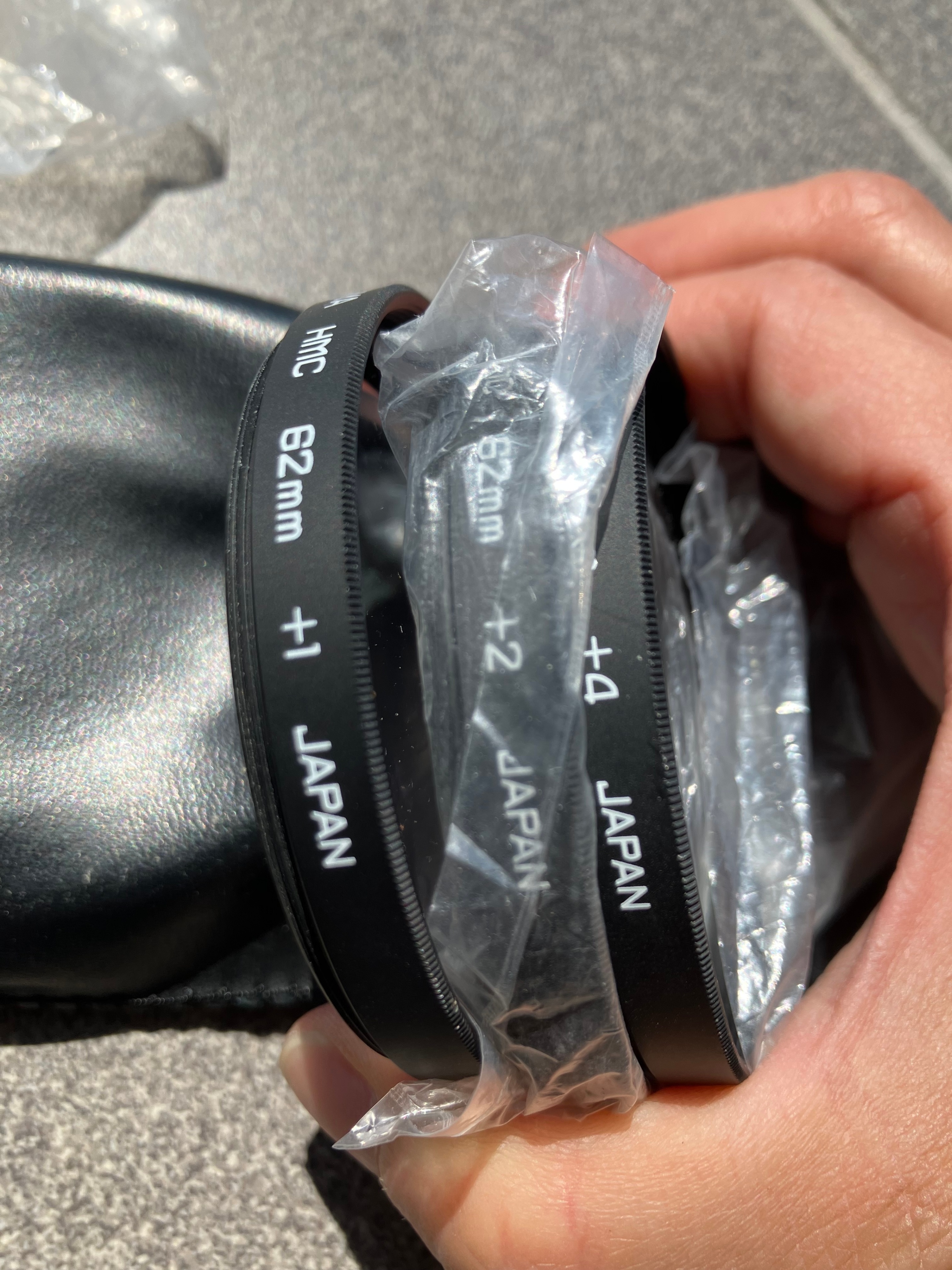 62mm Hoya HMC diopters set - photo 2