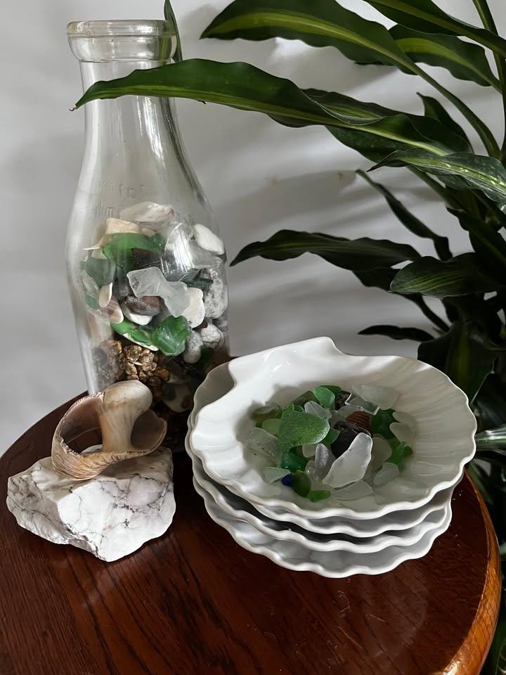 Seashell trinket dishes x4 - photo 4