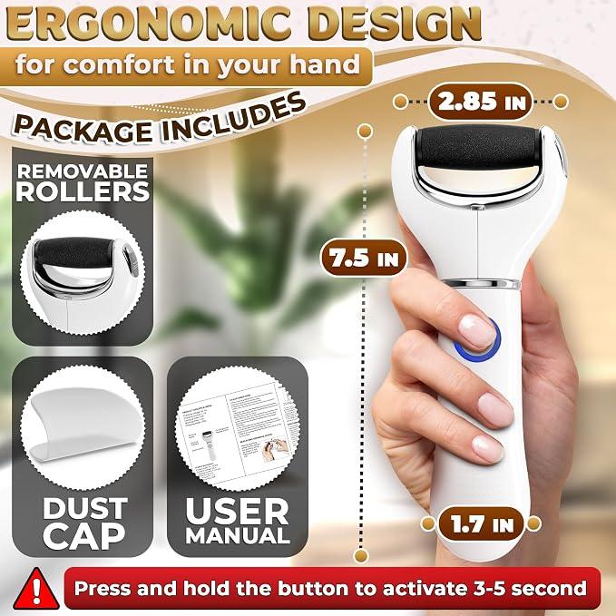 Electric Foot File & Callus Remover - photo 4