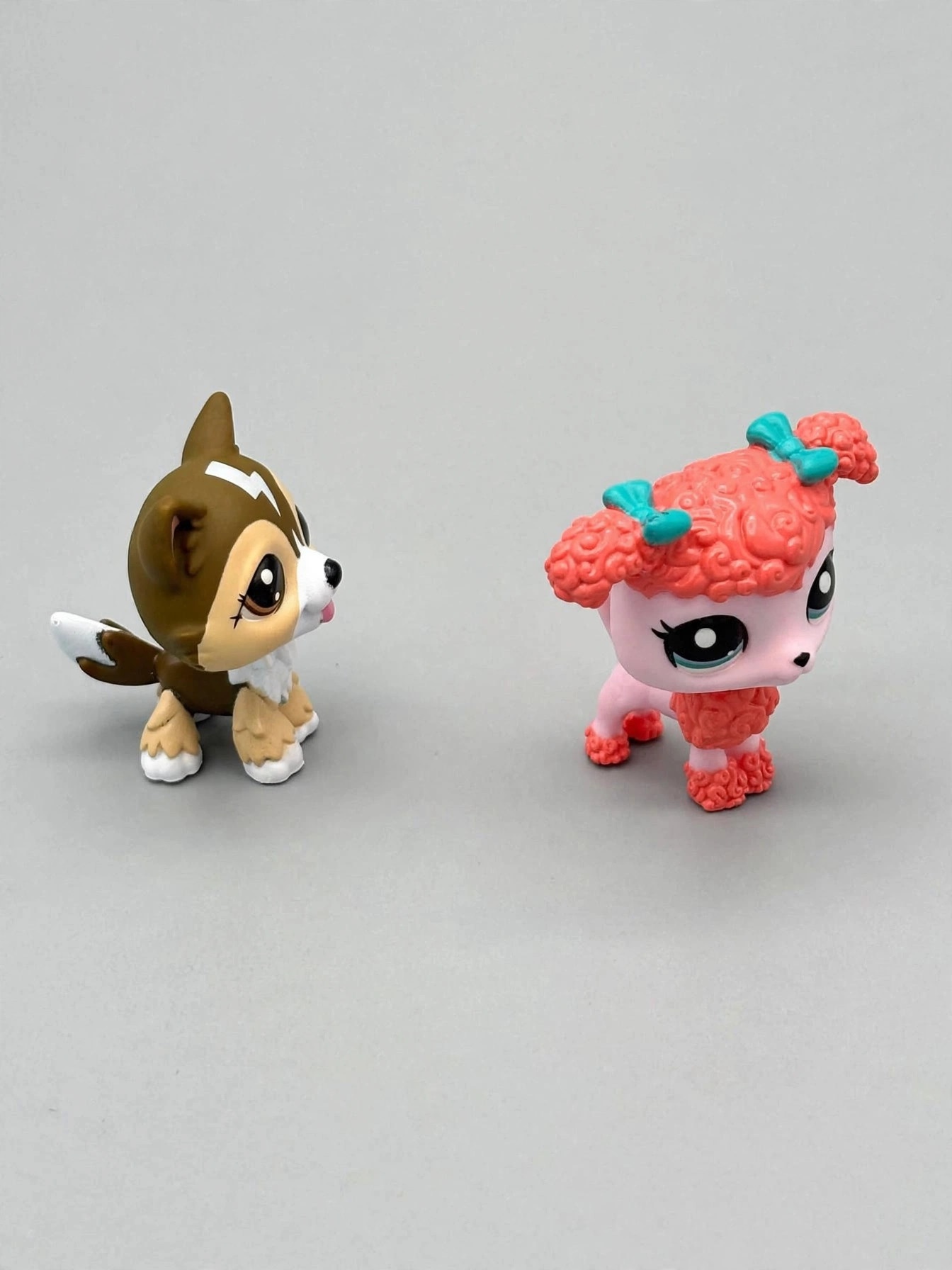 Littlest Pet Shop Husky and Poodle Figures LPS Lot - photo 5