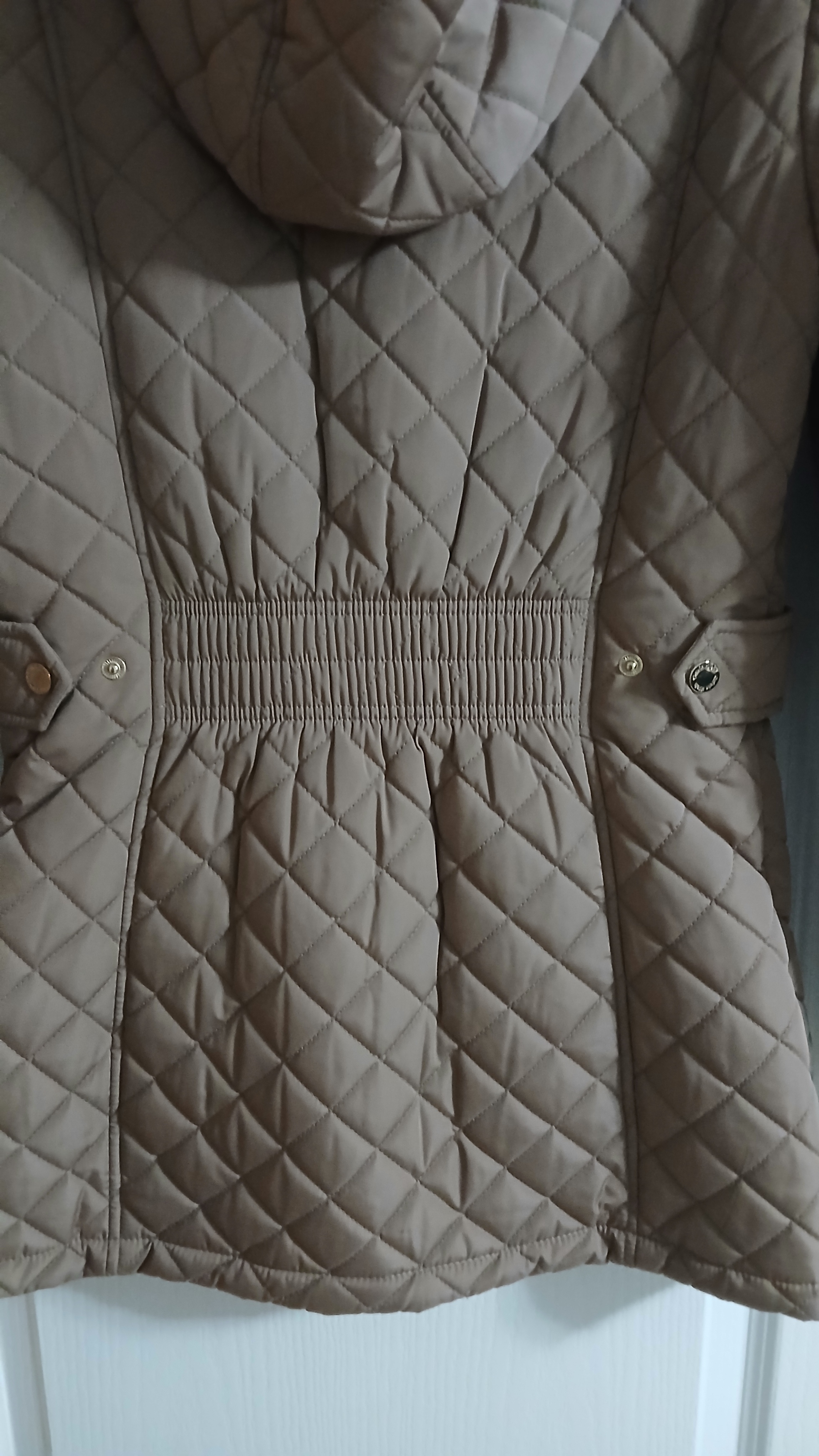 Calvin Klein Quilted Jacket With Removeable Hood, XS, Like New - photo 3