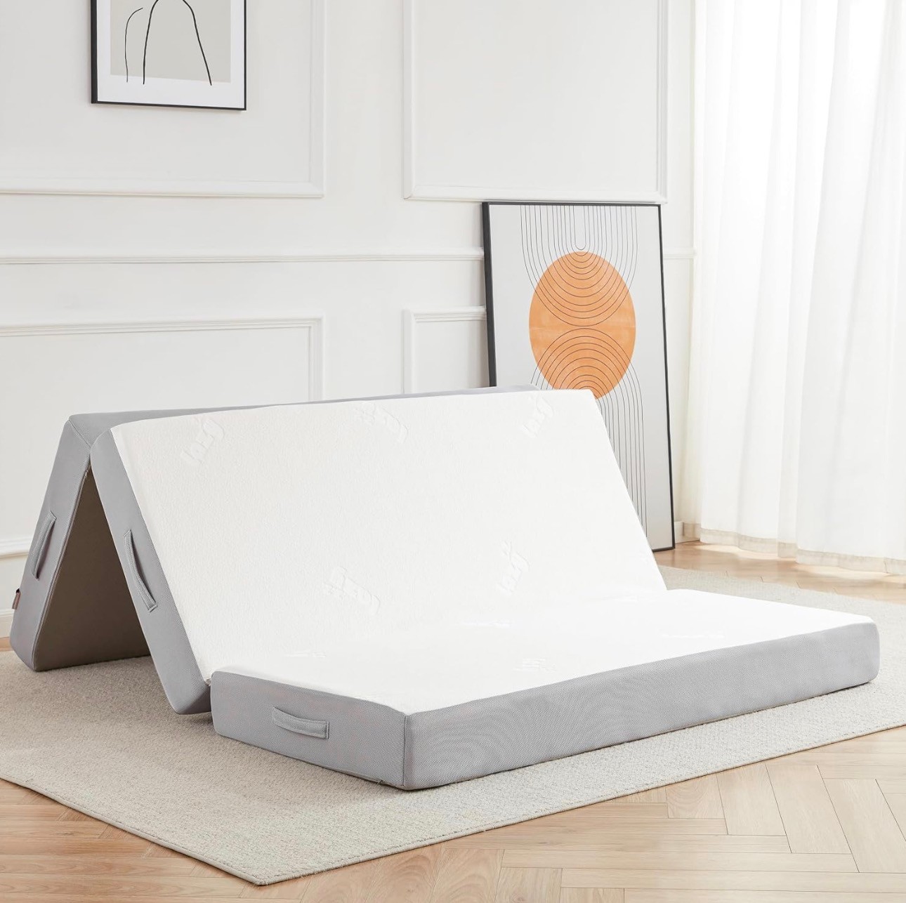 Tri-folding Mattress Memory Foam 6" Full size Breathable/Washabl