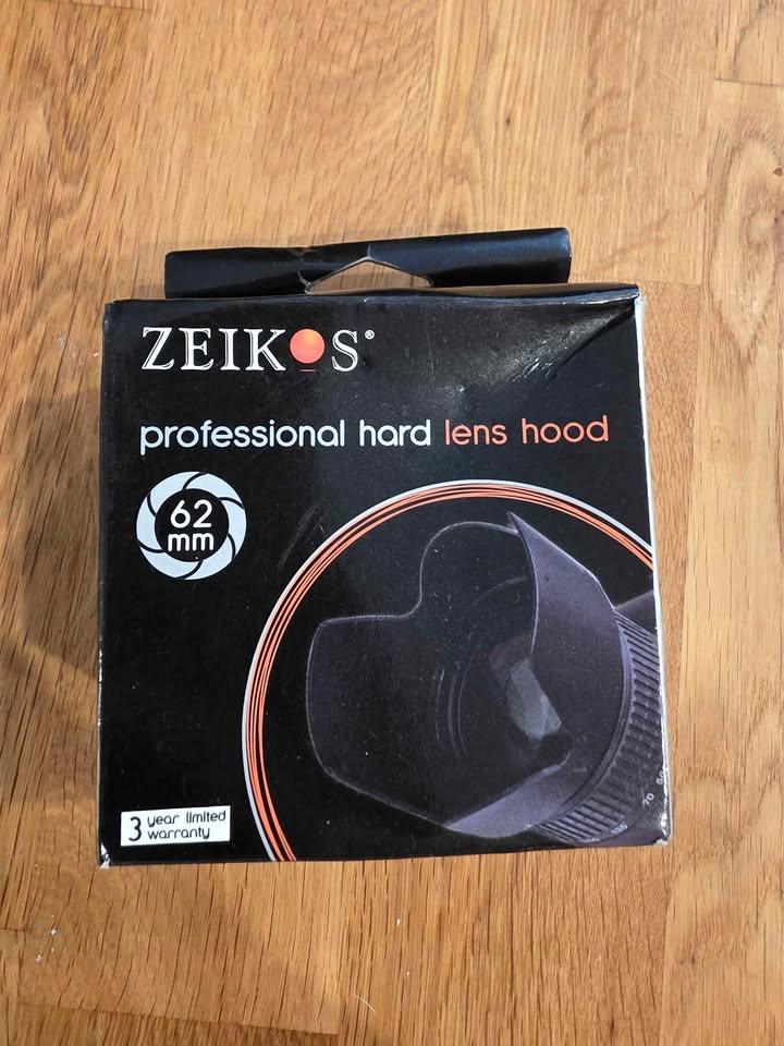 Zeikos Hard Lens Hood 62mm