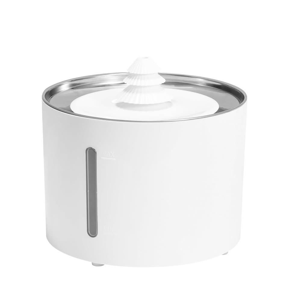 Stainless Steel Pet Water Fountain with 3 Filters, 3L (New)