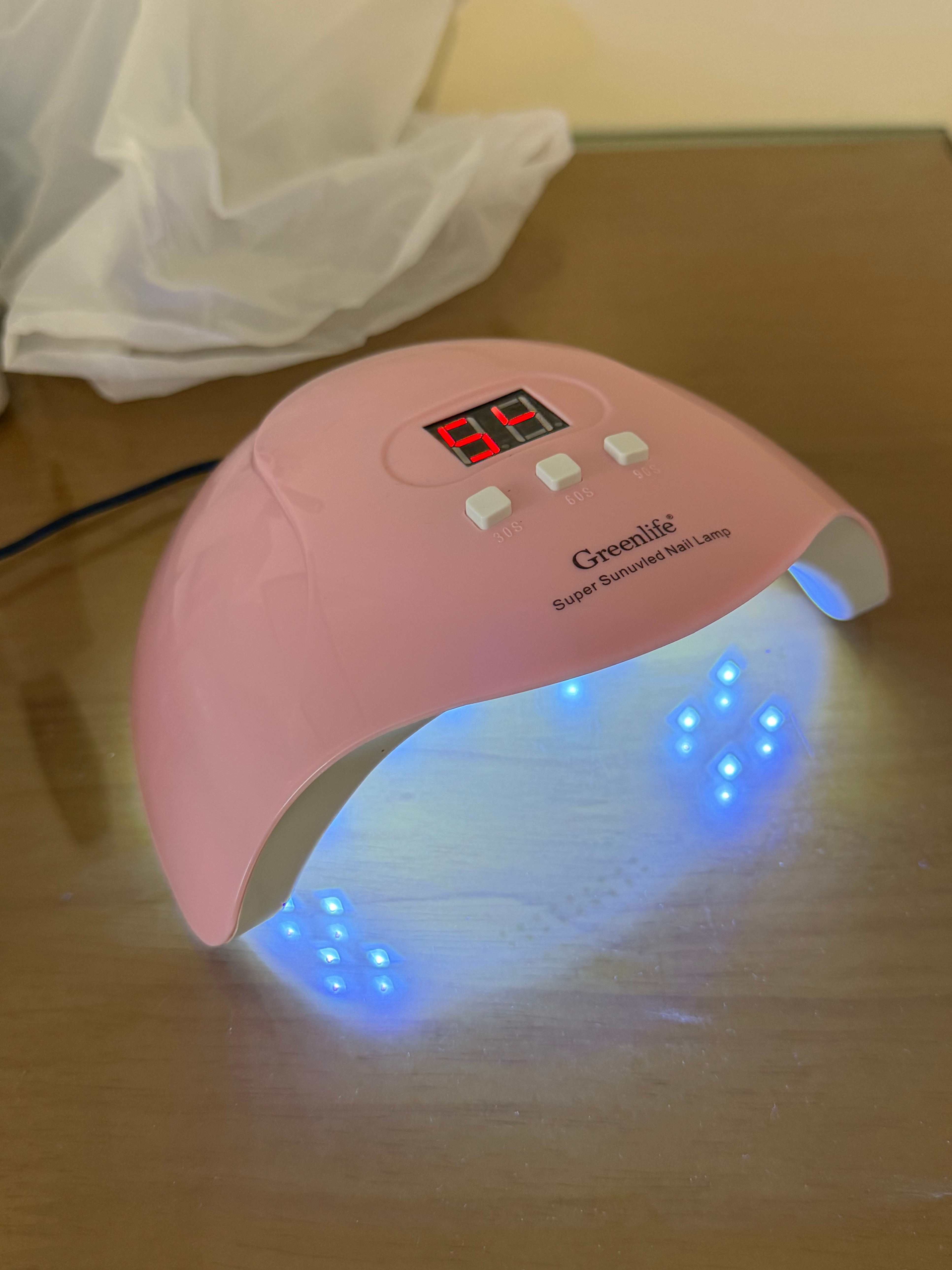 54W LED/UV Nail Lamp – Pink - photo 4