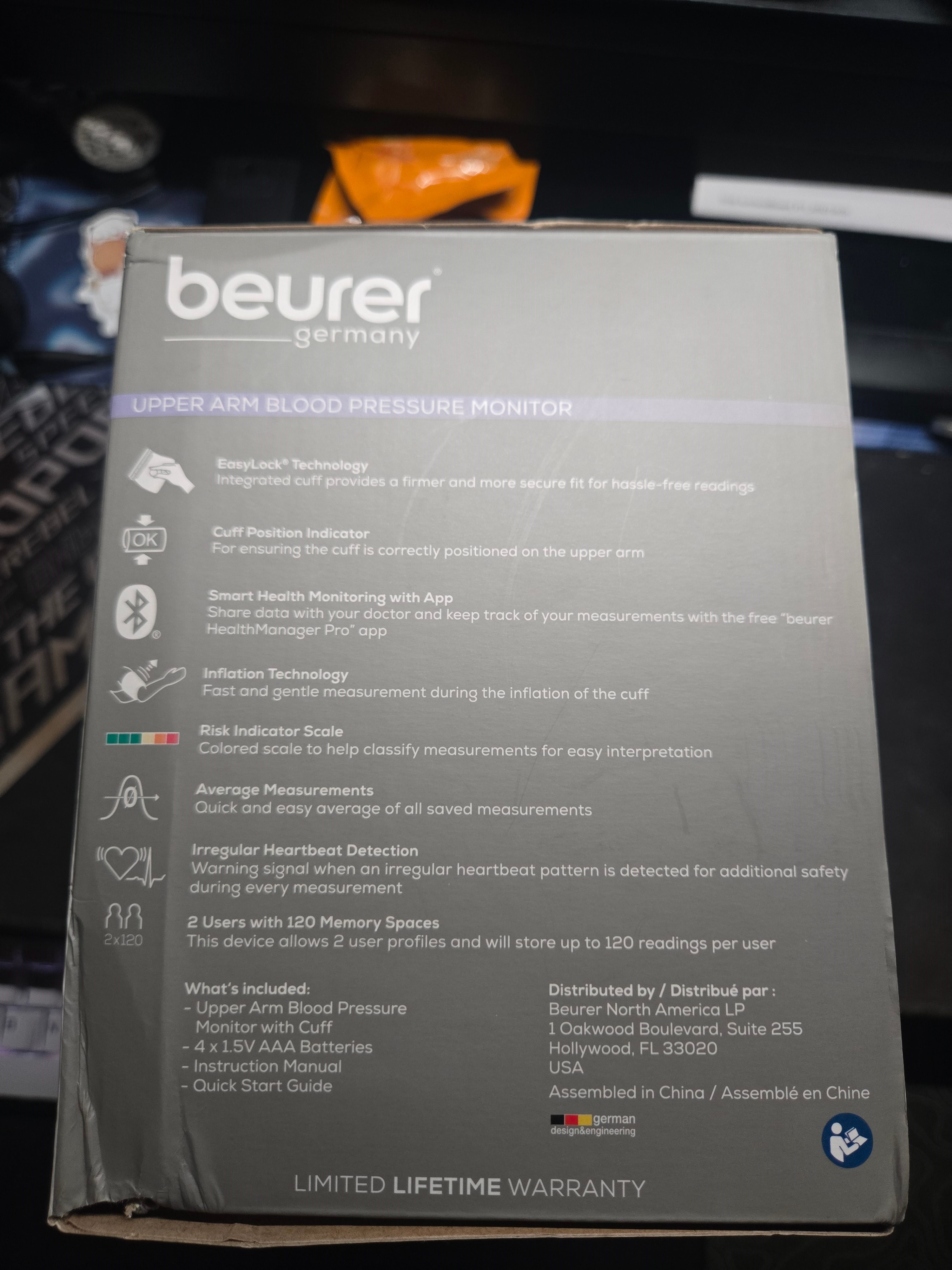 Beurer BM81 EasyLock BluetoothBlood Pressure Monitor - photo 2