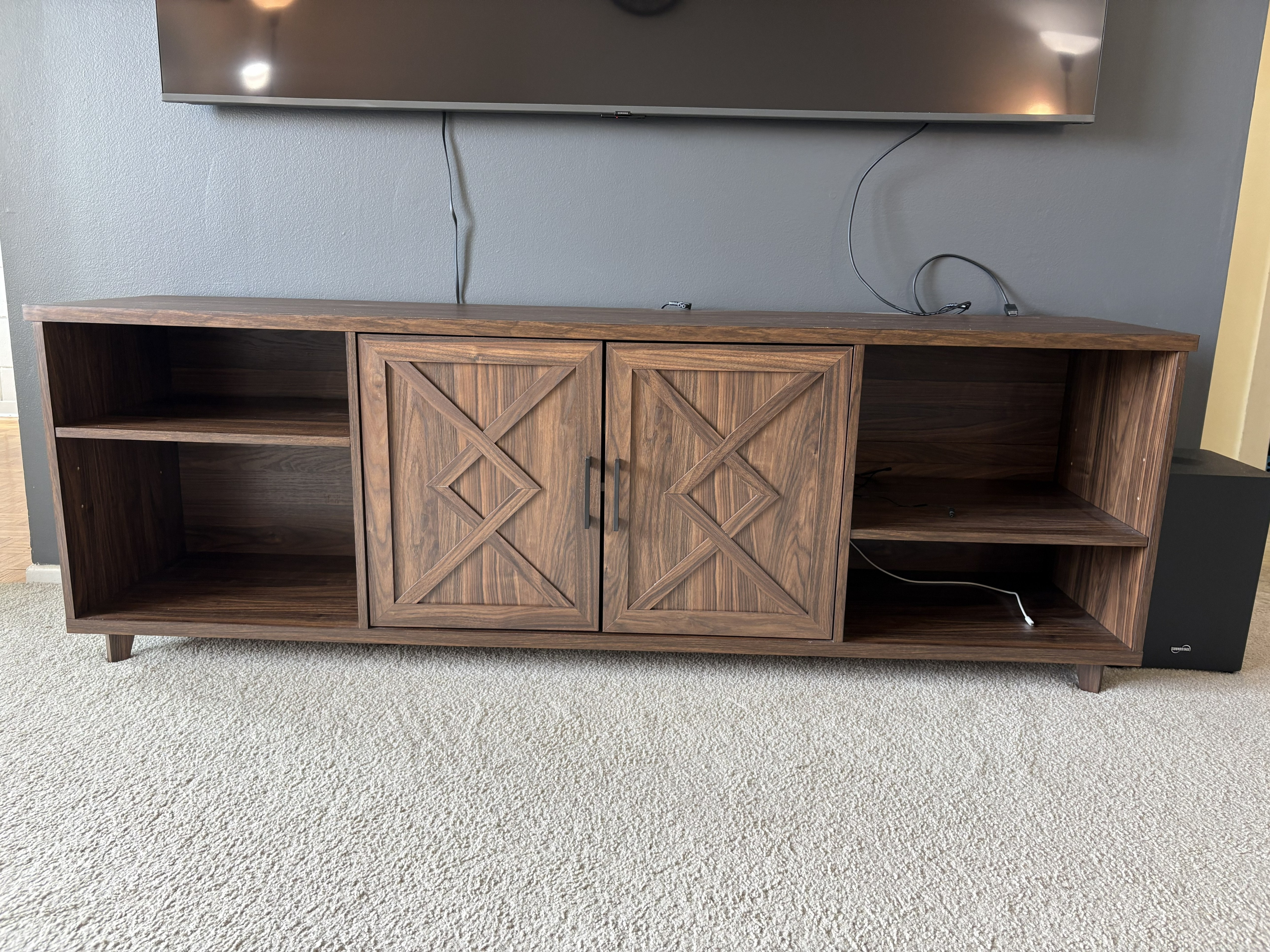 TV Stand/table with Storage – Fits TVs up to 78”
