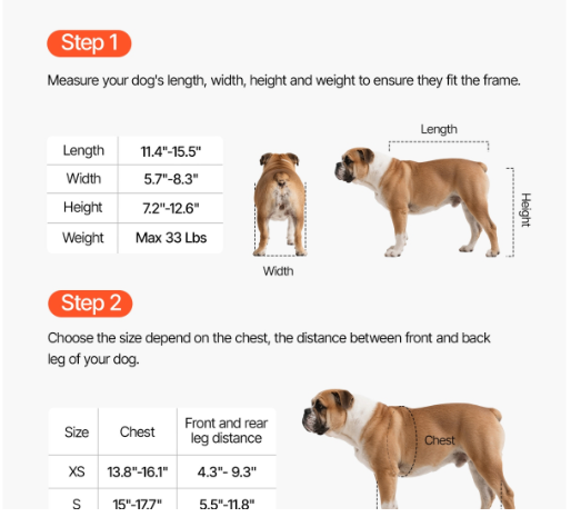 New Medium Dog Wheelchair - photo 4