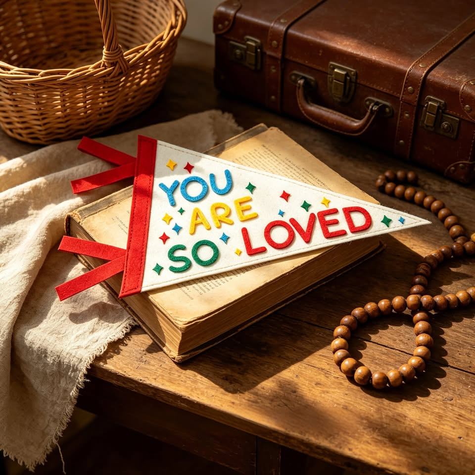 You Are So Loved Felt Pennant – Nursery Wall Decor - photo 3