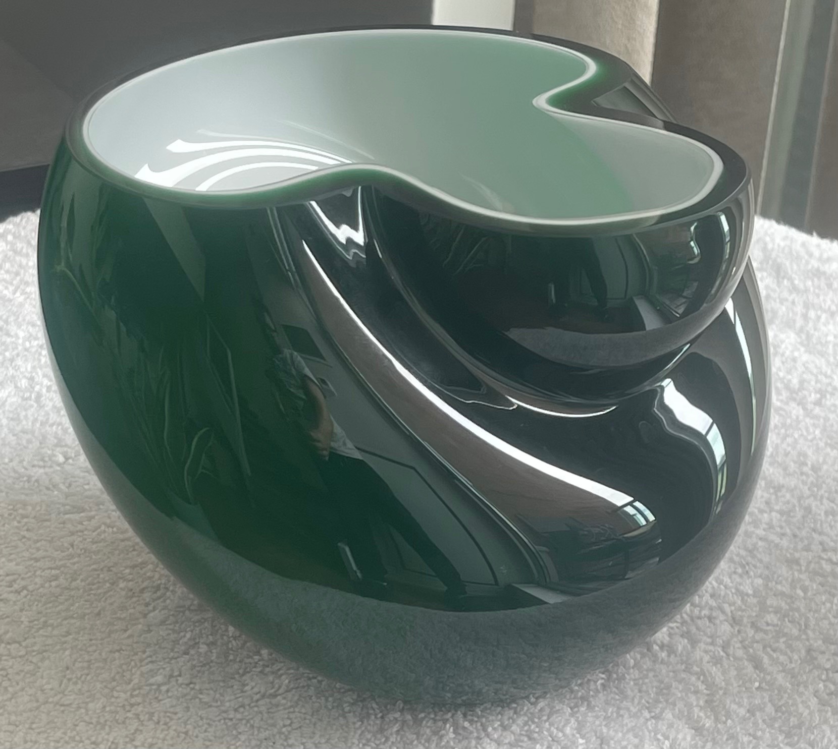 Signed Czech Art Glass Bowl - Vladimír Klein (Libera) - photo 3