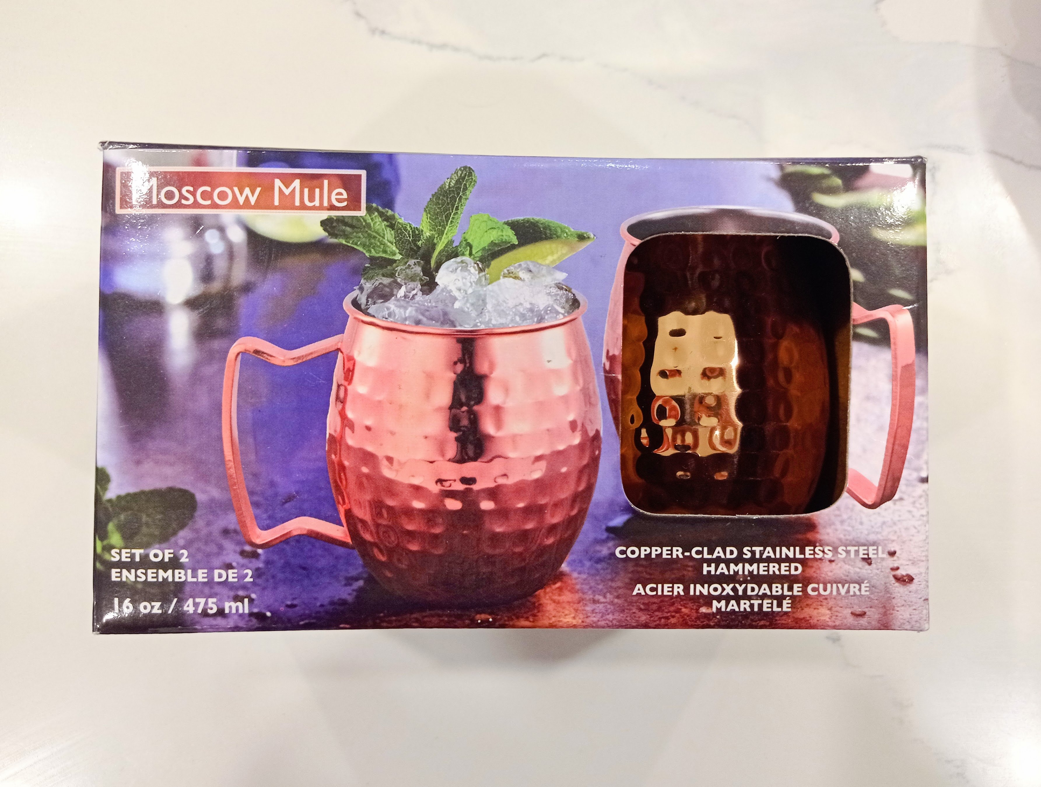 Brand New In Box Moscow Mule Copper Mug Set (2) - photo 3