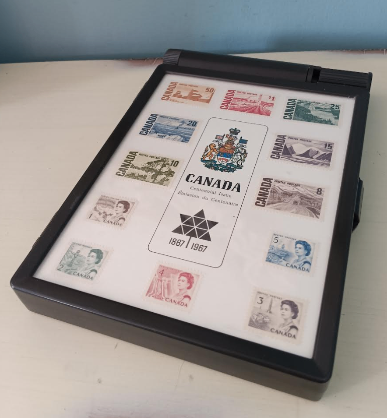 Canada Centennial Issue 1867 - 1967 stamps & stamp box - photo 2