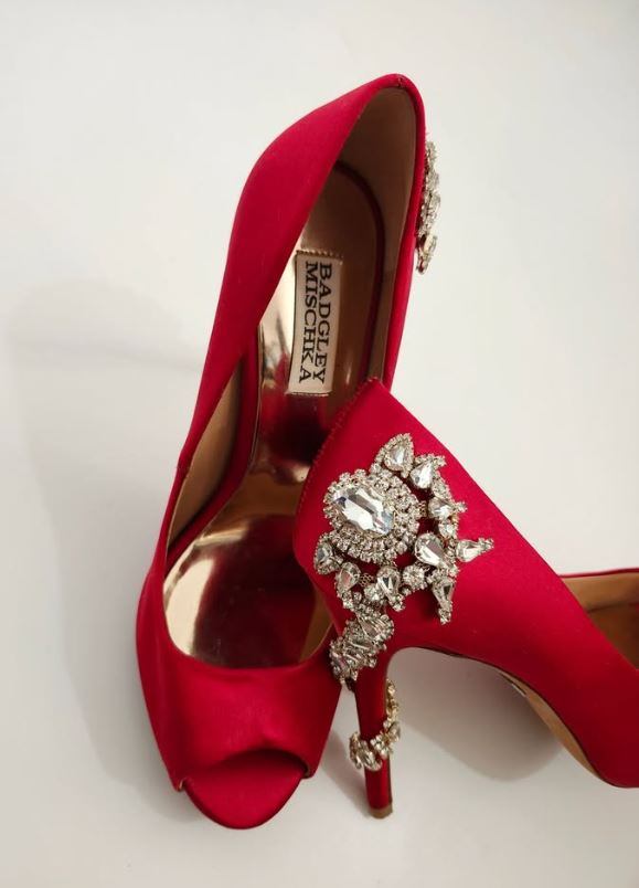 Sandals Badgley Mischka High Heels Size 6.5 - photo 2