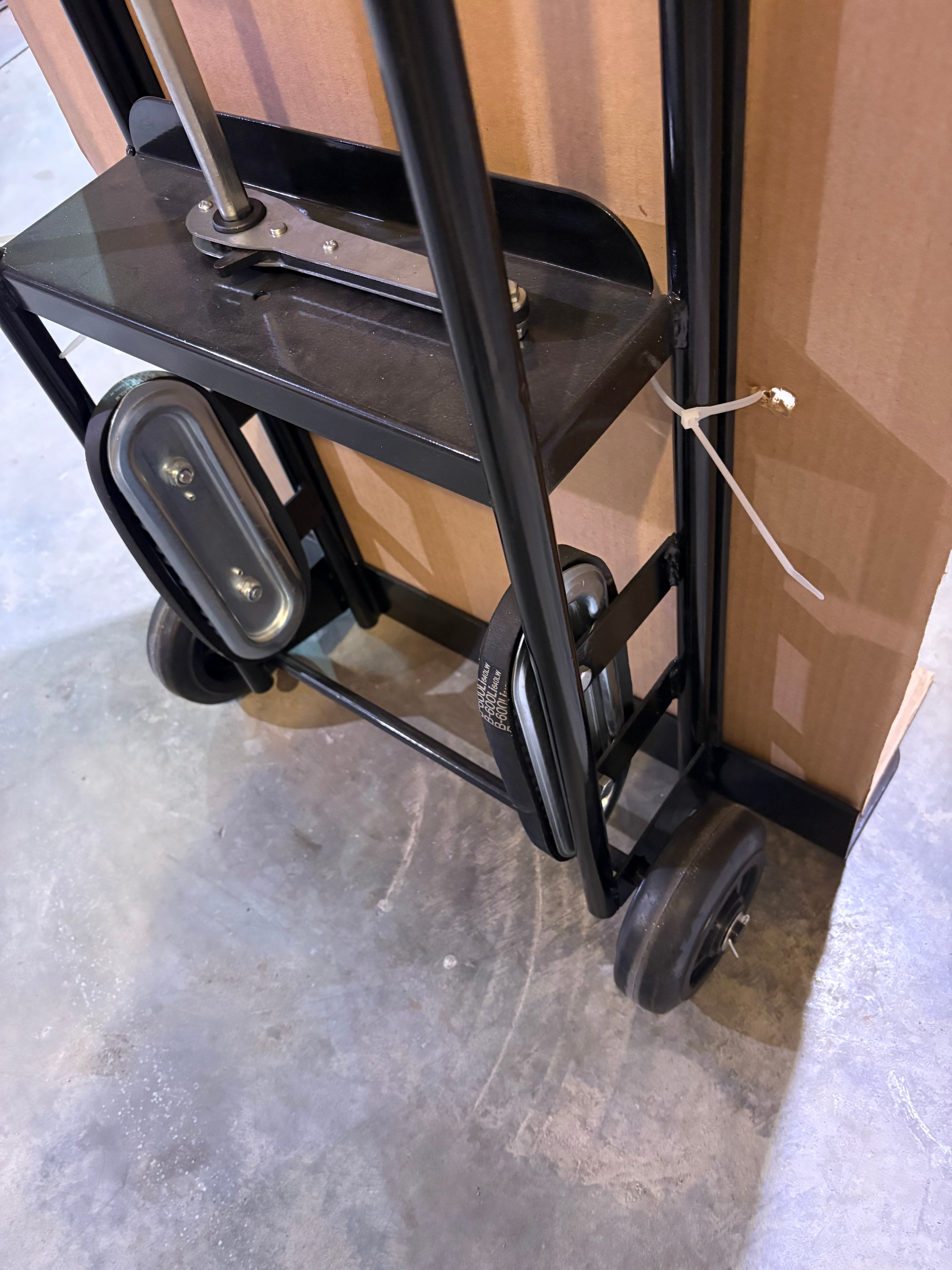 Black Hand Truck Dolly with Straps