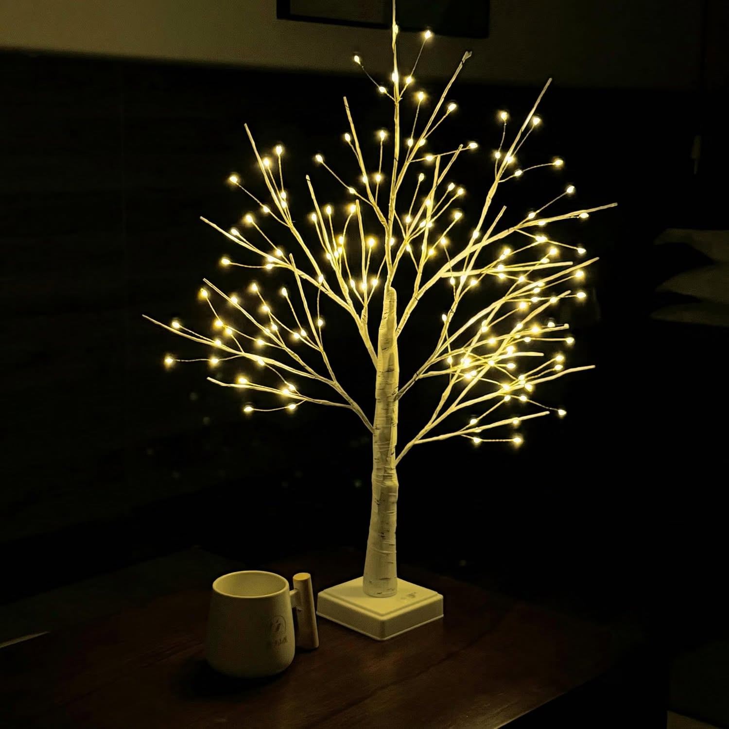 144 LED Artificial Tree Lights with Timer, DIY Birch - photo 3