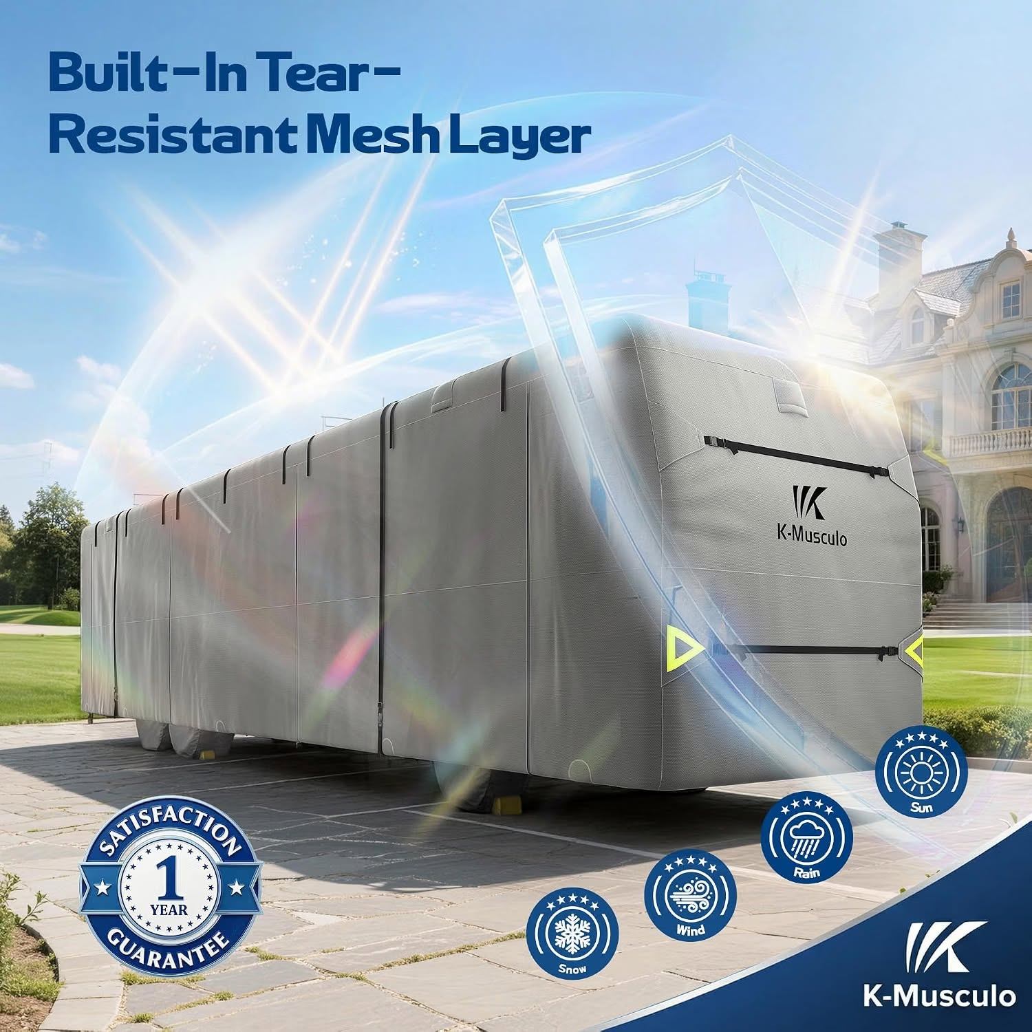 40–43 FT Class A RV Cover K-Musculo - photo 4