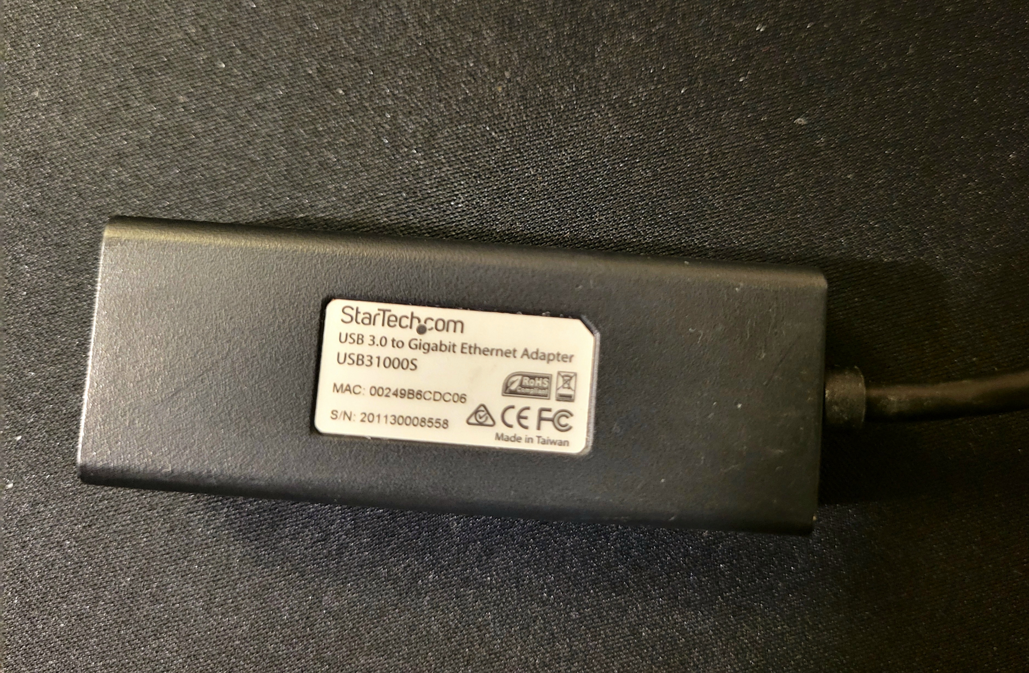 StarTech.com USB 3.0 to Gigabit Ethernet Adapter (USB31000S) - photo 2