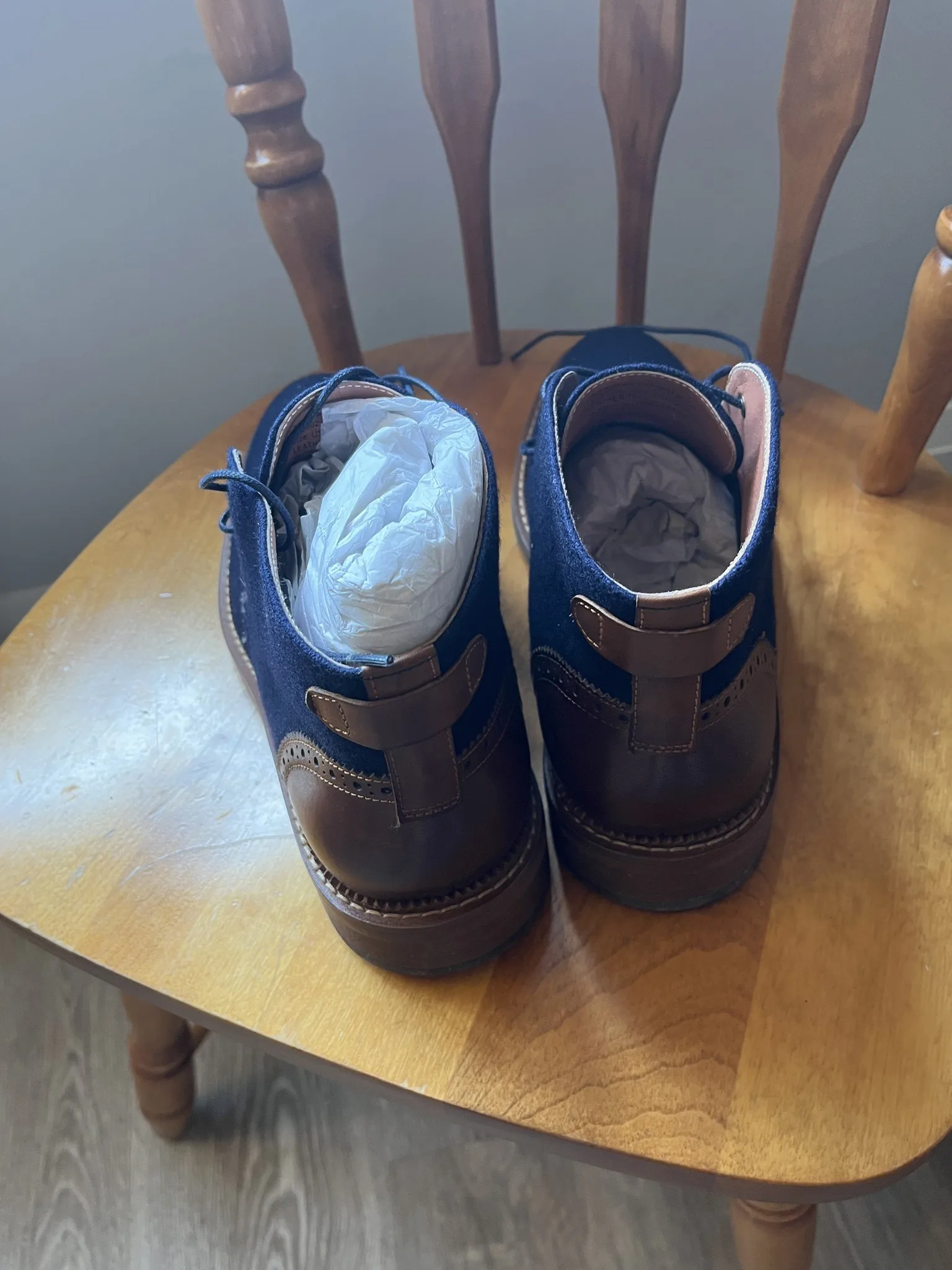 Vintage Foundry Navy Chukka Boots – US 9 / EU 42 - photo 3