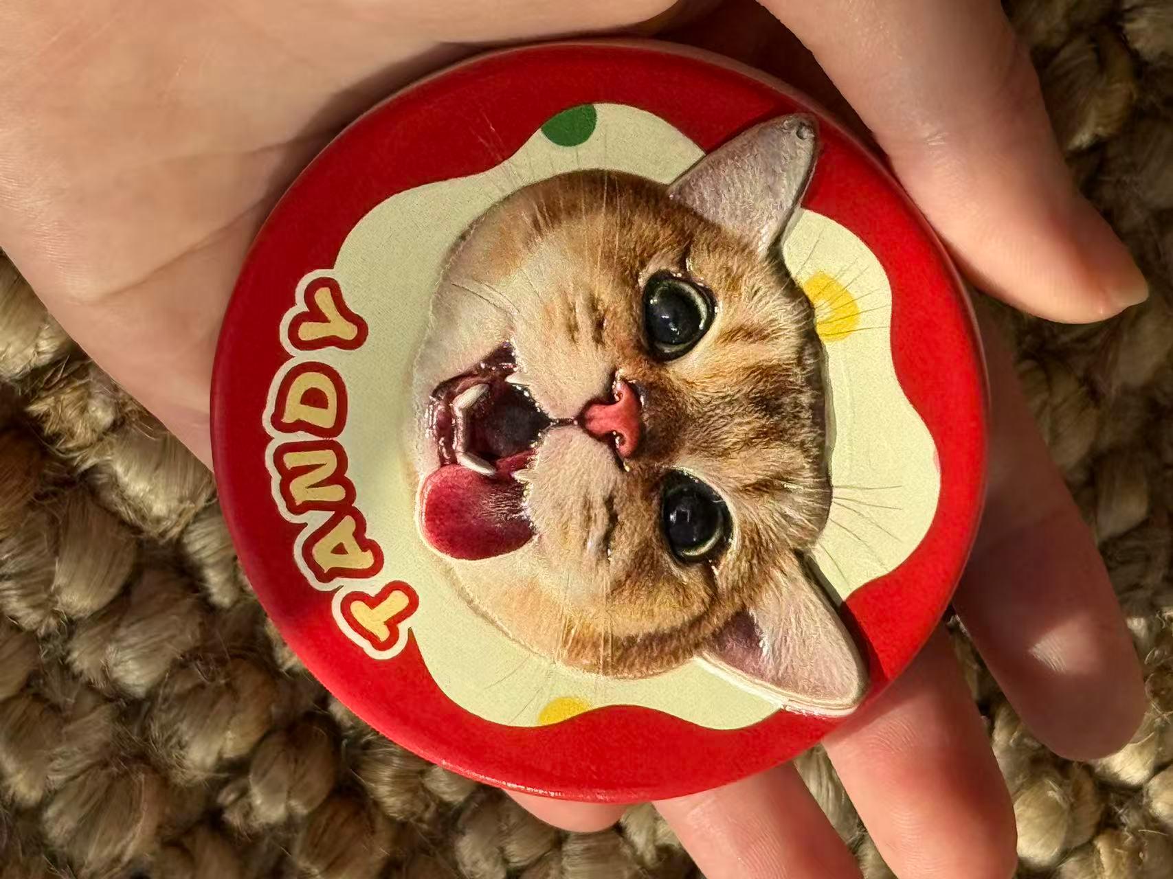 Custom 2.5D Pet Portrait Fridge Magnet – Made to Order - photo 5