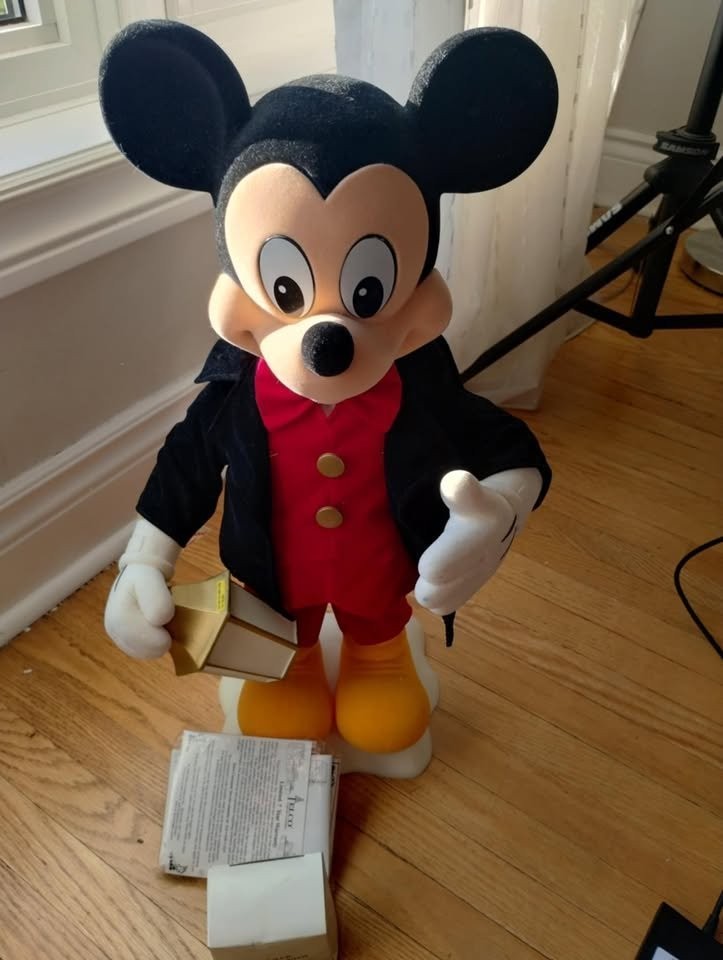 Vintage 1980s Telco Walt Disney 22" Mickey Mouse