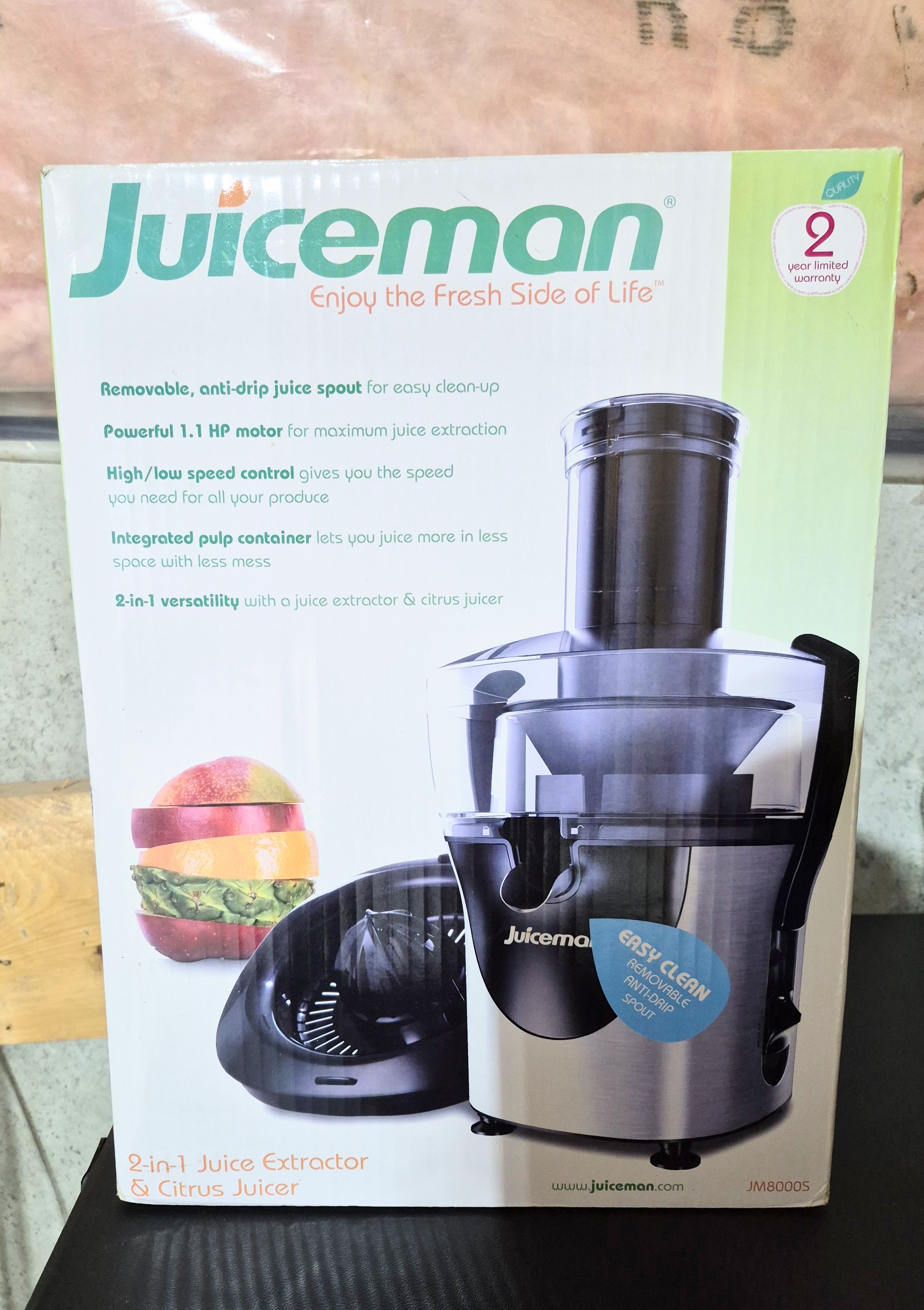 NEW & Sealed Juiceman 2-in-1 Juicer