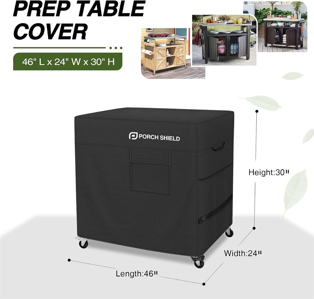 Porch Shield Outdoor Prep Table Cover 46" – Waterproof - photo 5
