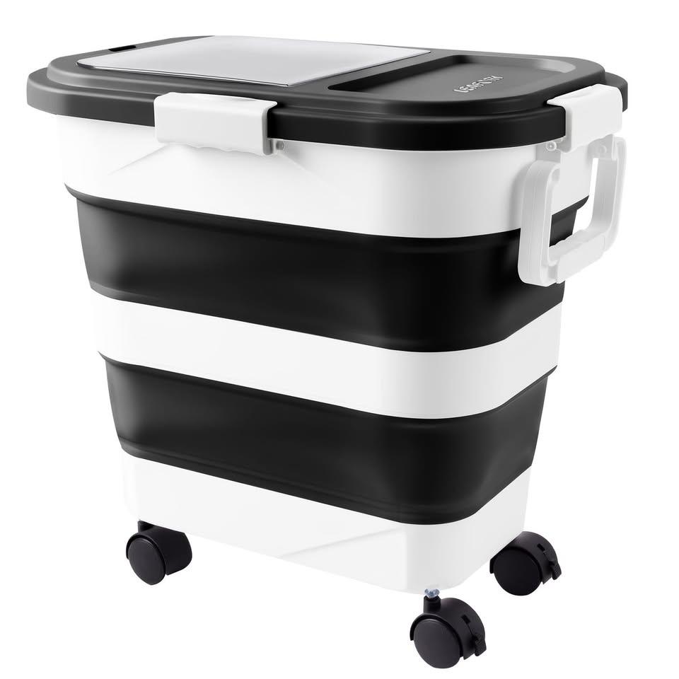 Wood Pellet Storage Container 30-40L - Wheeled Bin (New)