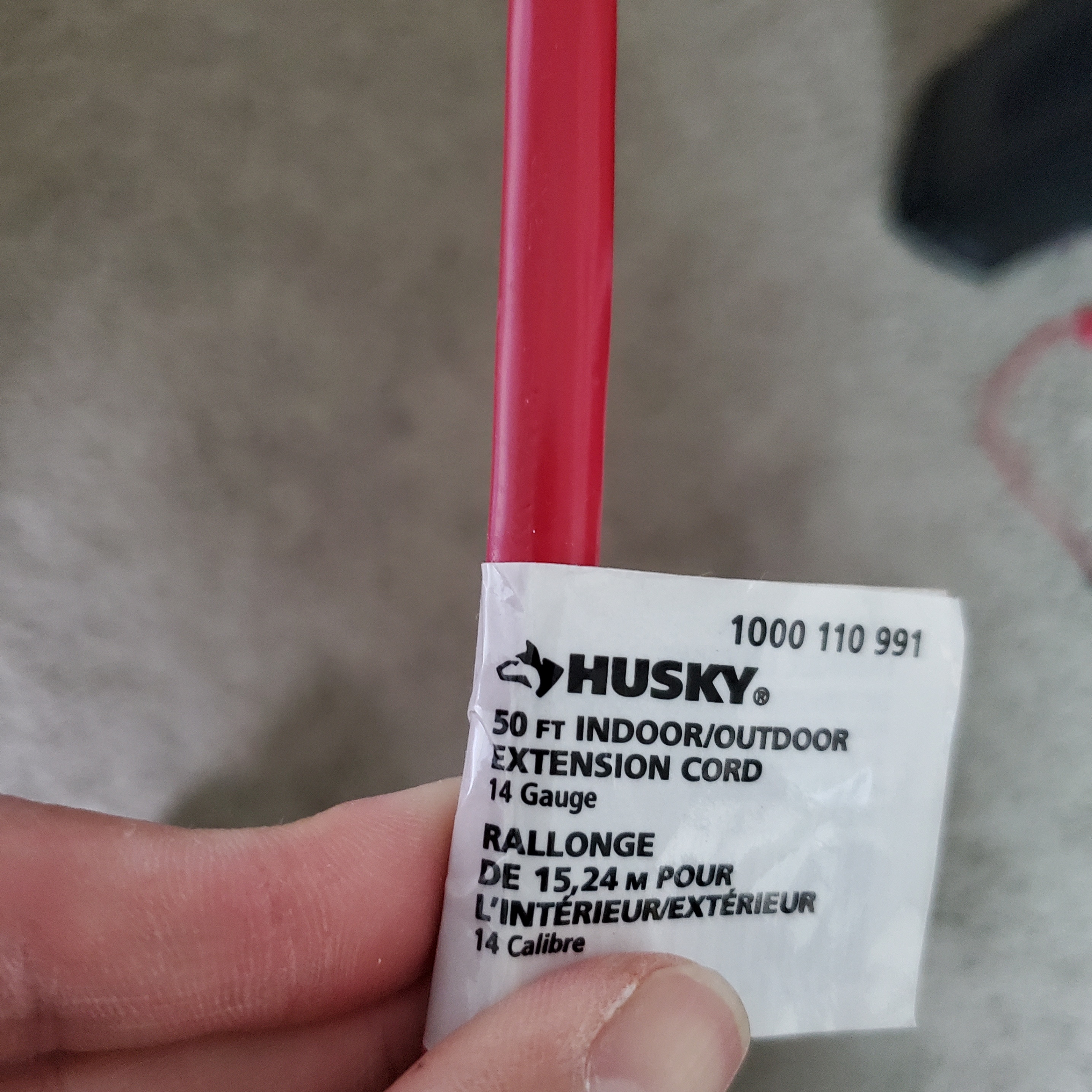 Brand new Husky 50ft. indoor/outdoor extension cord - photo 2