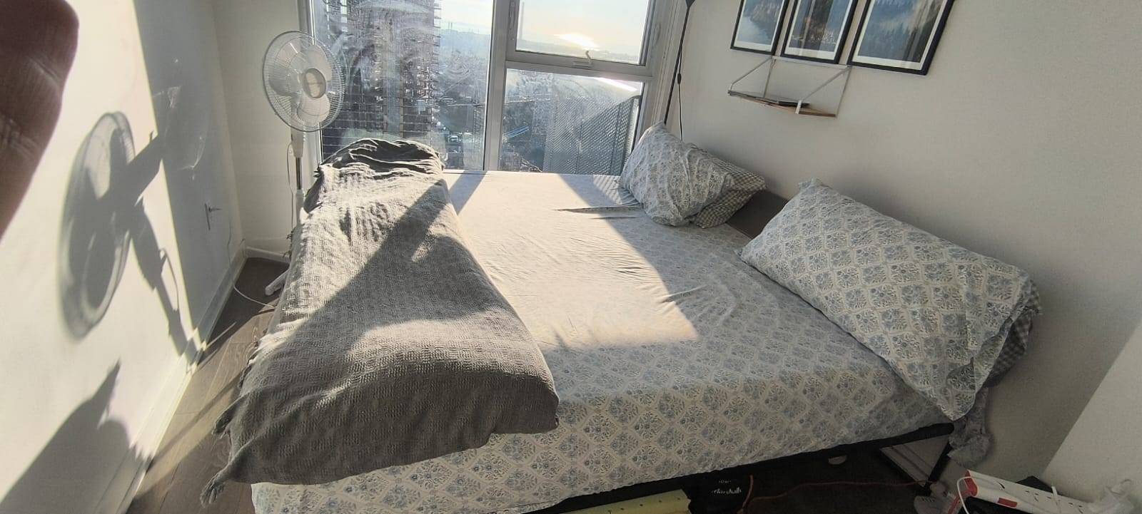 Metal Bed Frame with Mattress - photo 4