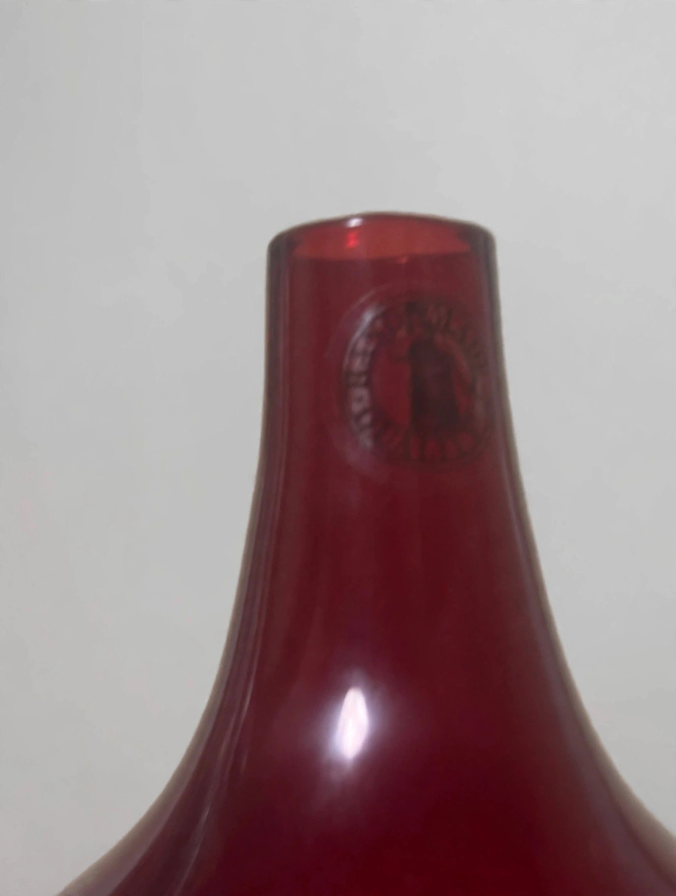 IKEA Salong Glass Vases Set of 3 White Ruby Red MCM - photo 3