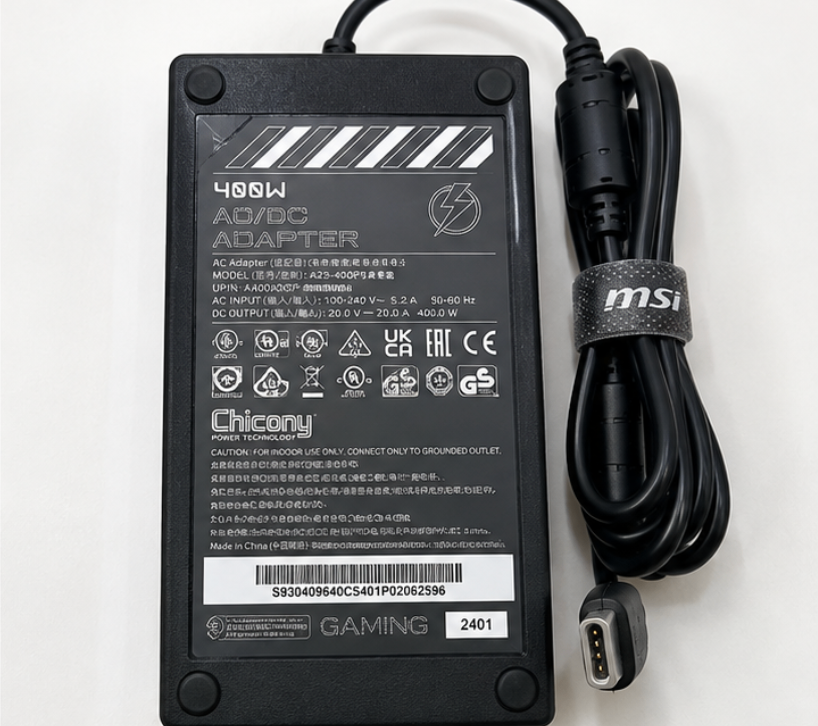 MSI 400W Gaming Laptop Charger A23-400P1A – Tested Working - photo 2