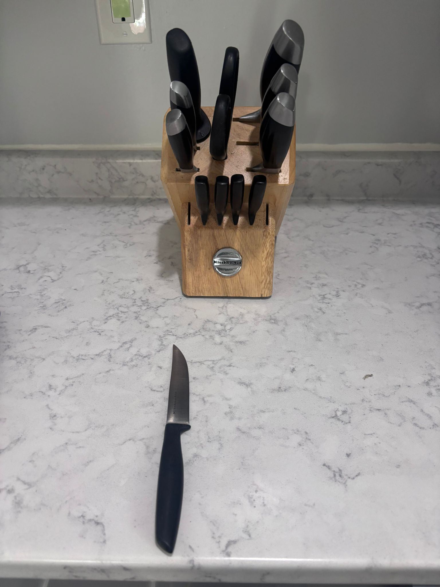 KitchenAid Knife Set with Block and Sharpener - photo 3