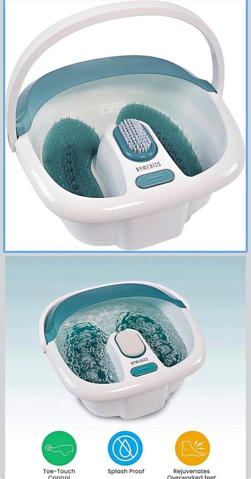 HoMedics Bubble Spa Elite Foot Bath (New)