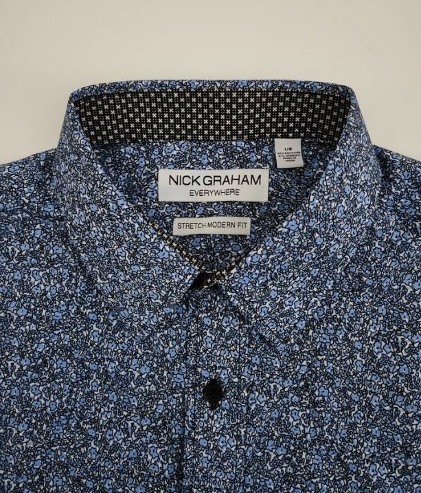 Shirt Nick Graham Long Sleeve Large Size Brand New - photo 3