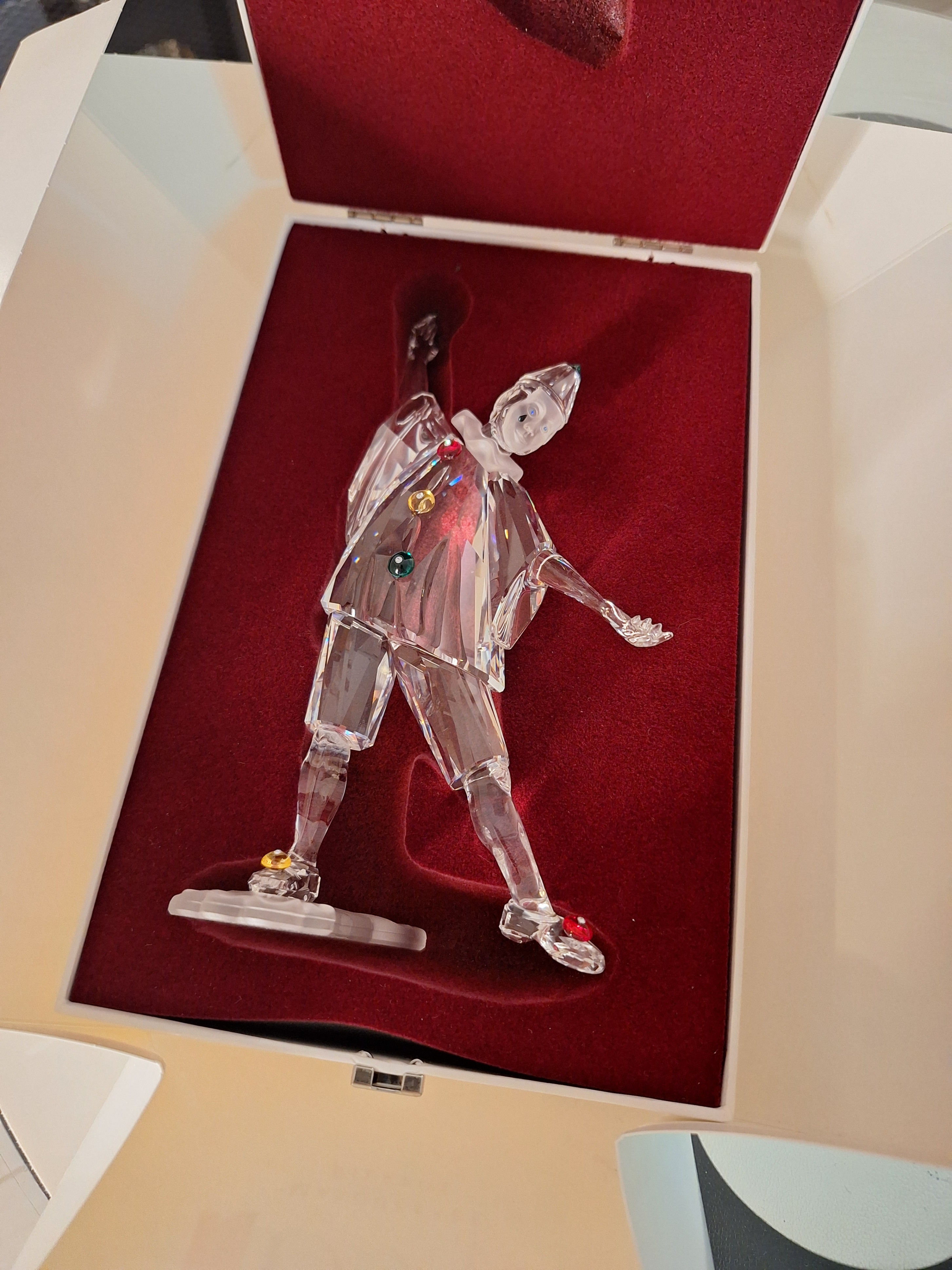 Swarovski MASQUERADE PIERROT 1999 Annual Edition in Original Box