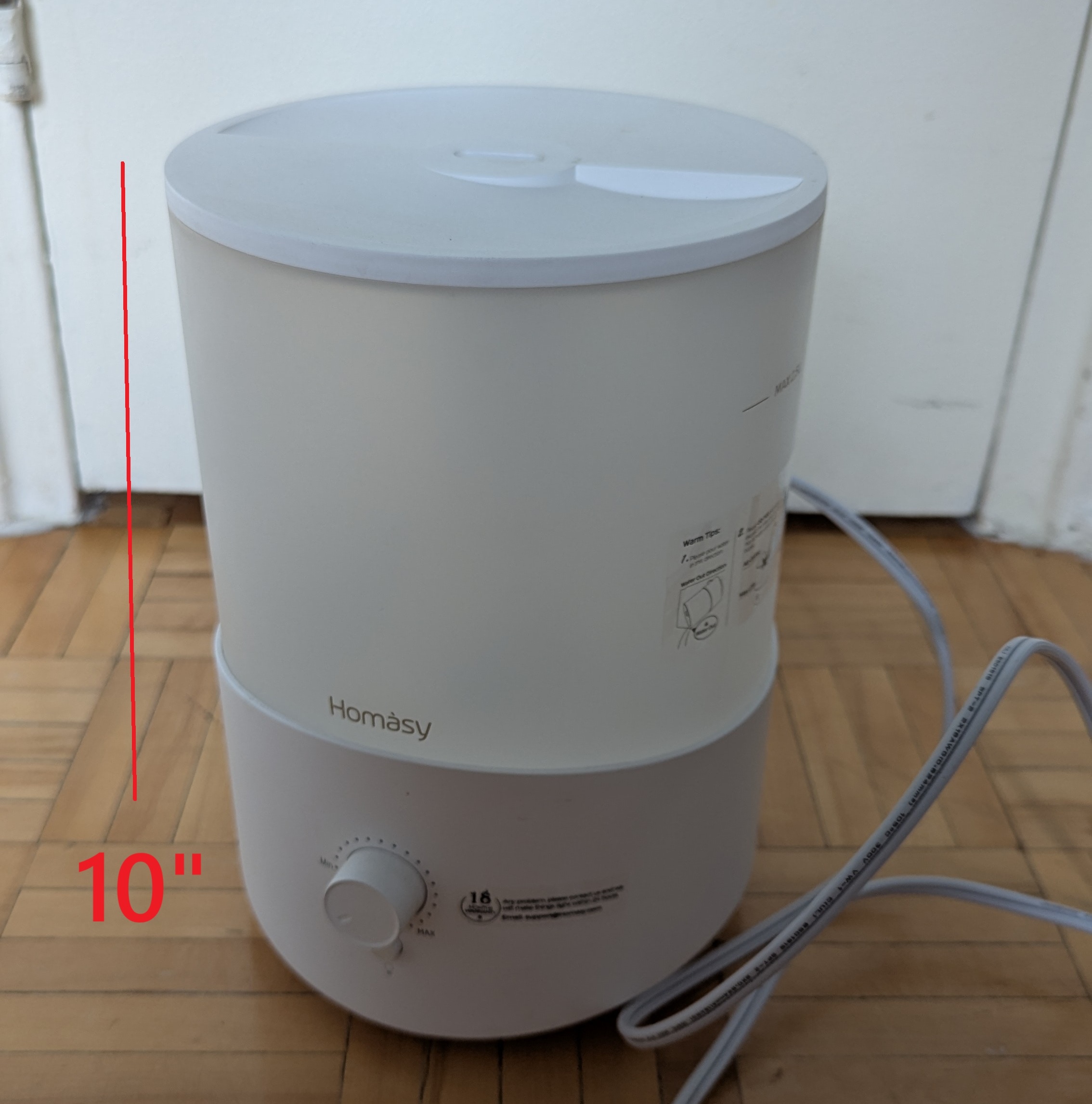 Cool Mist Humidifiers Adjustable Mist Output, Ultrasonic Humidif
